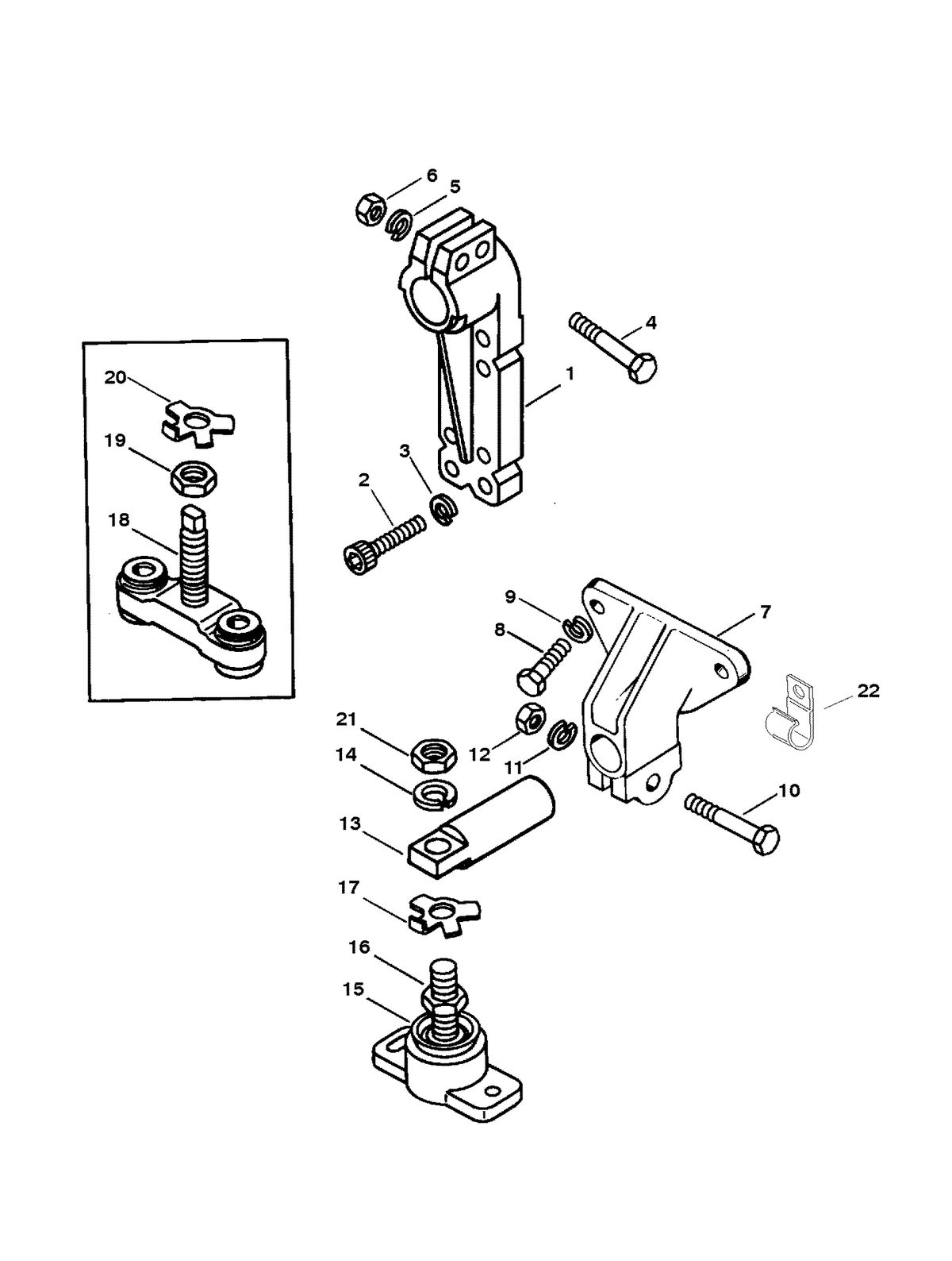 MERCRUISER 5.7L INBOARD ENGINE TRANSMISSION AND ENGINE MOUNTING (HURTH 630)