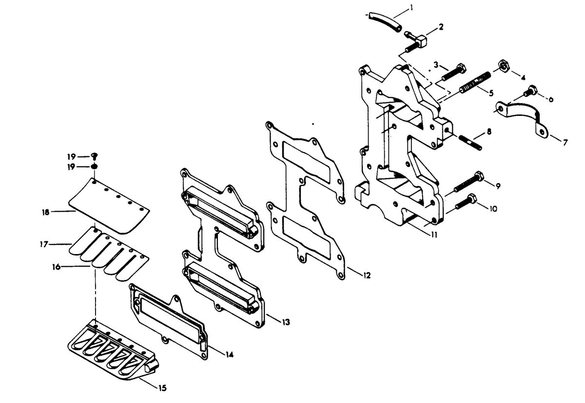 CHRYSLER 55 H.P. REED PLATE