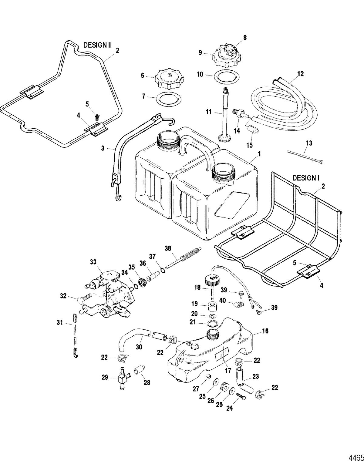 SPORTJET 210 CARB M2 JET DRIVE Oil Injection Components