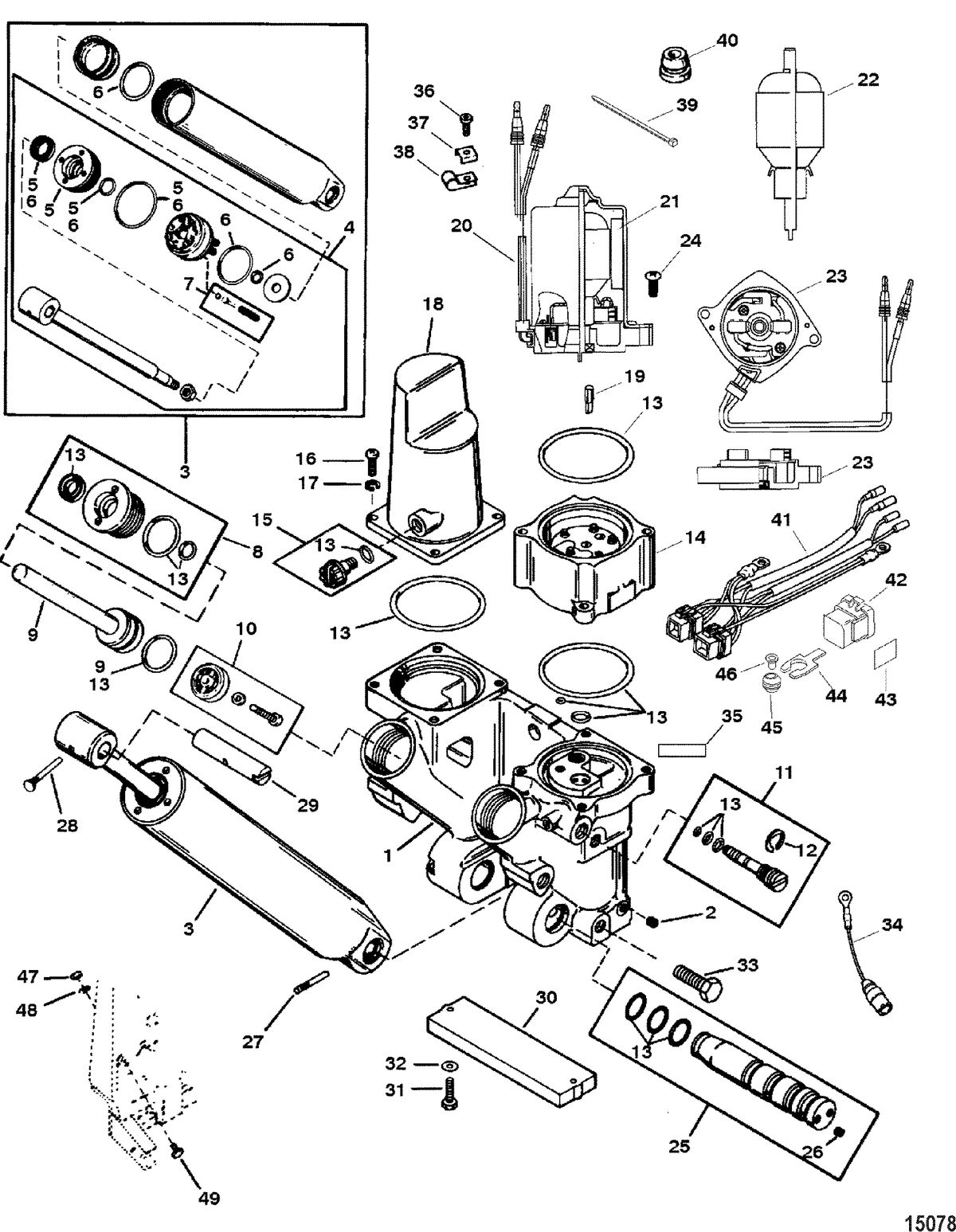 ACCESSORIES TRIM / TILT / LIFT SYSTEMS AND COMPONENTS Power Trim and Tilt Kit(826729A4)