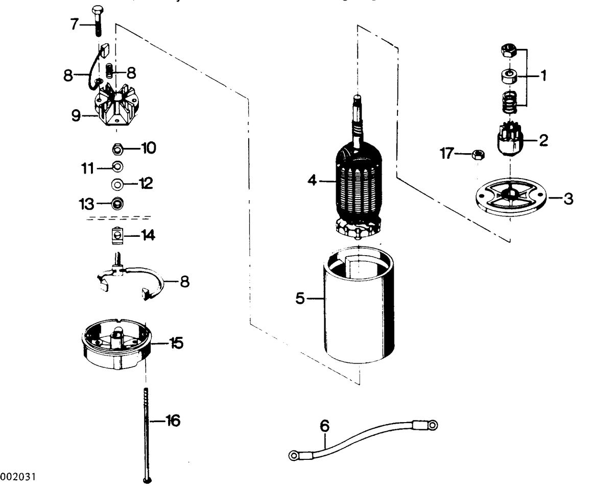 CHRYSLER FORCE 1986 50 H.P. ELECTRIC STARTER