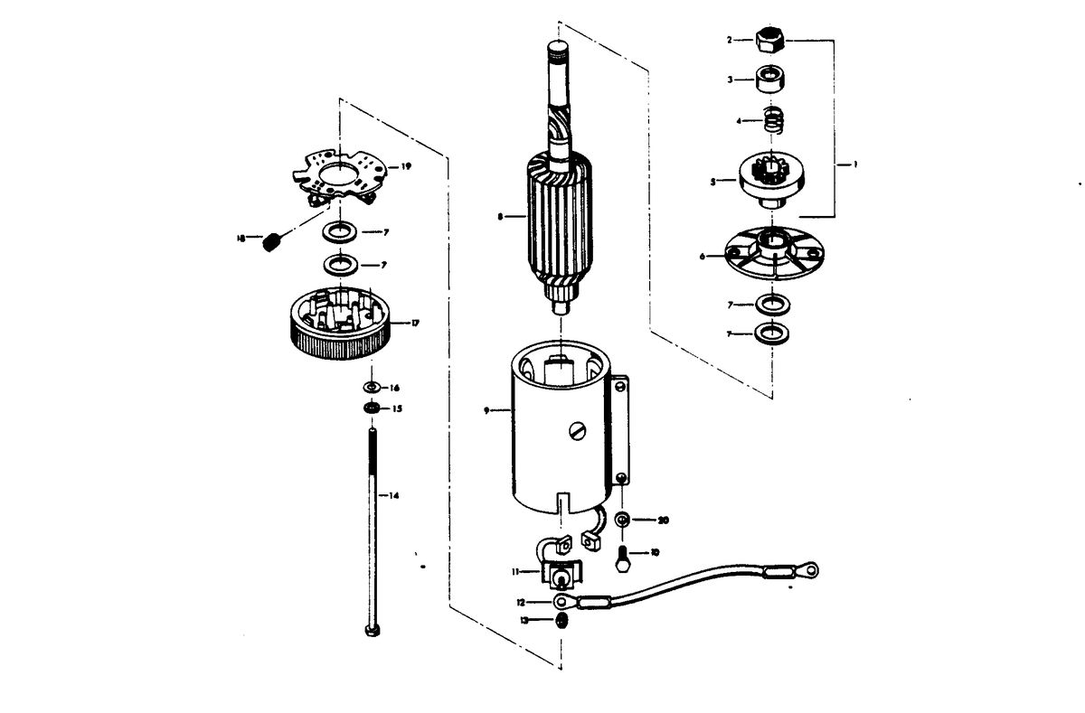 CHRYSLER 65 H.P. STARTER