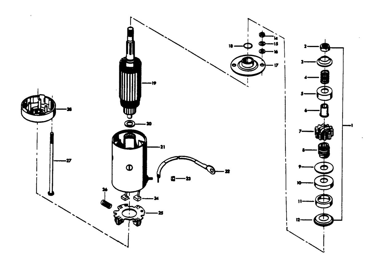 CHRYSLER 45 H.P. ELECTRIC STARTER
