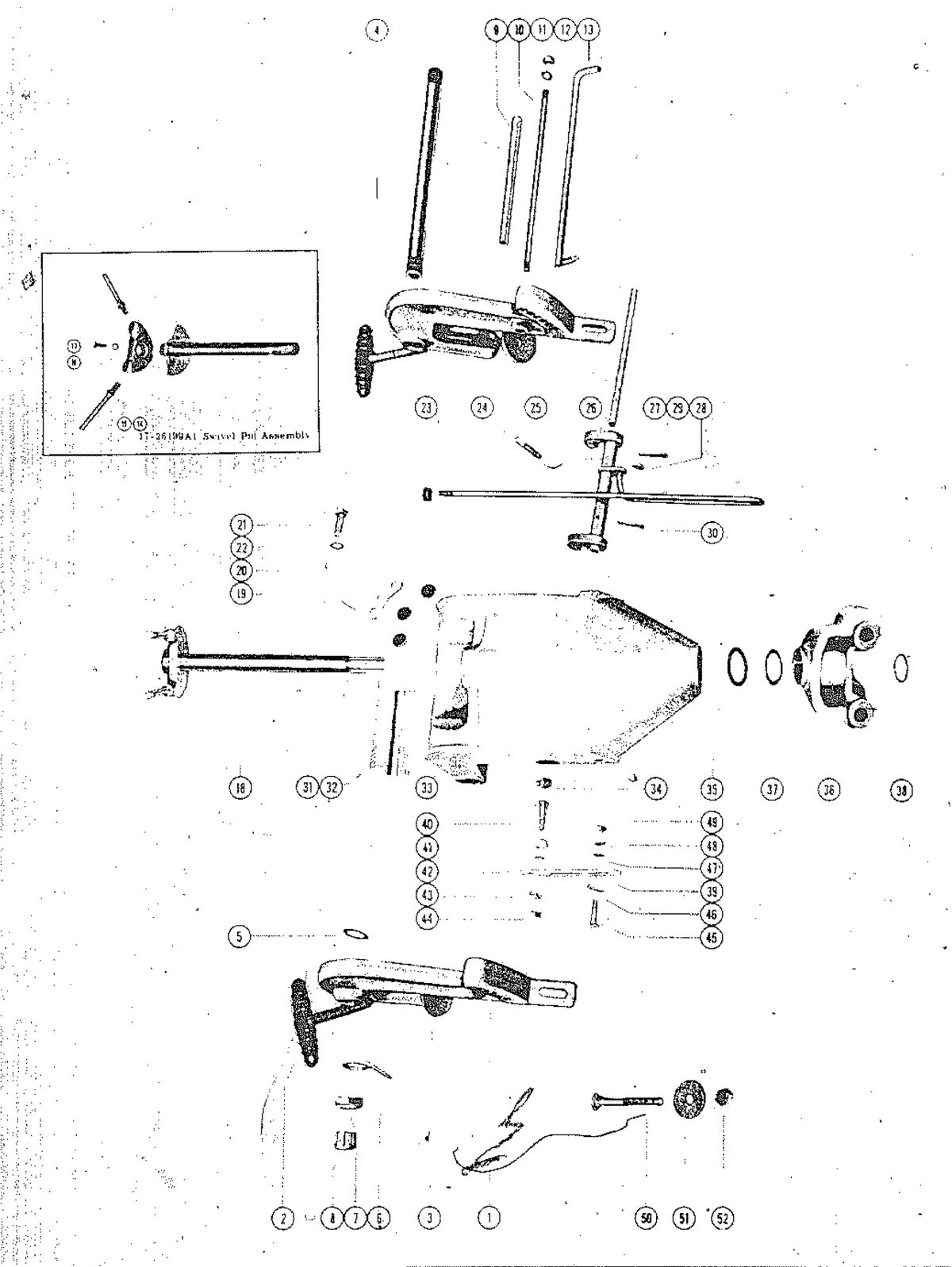 MARK MARK 75 CLAMP AND SWIVEL BRACKET ASSEMBLY
