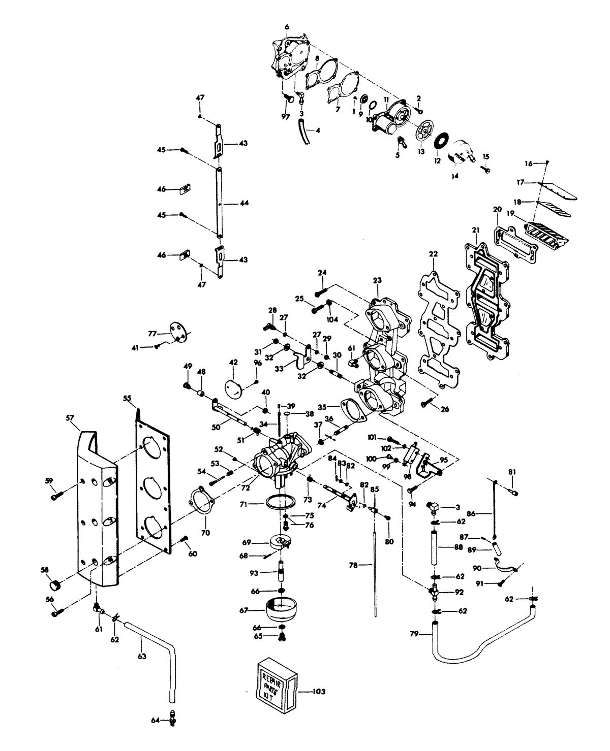 CHRYSLER 70 H.P. CARBURETOR