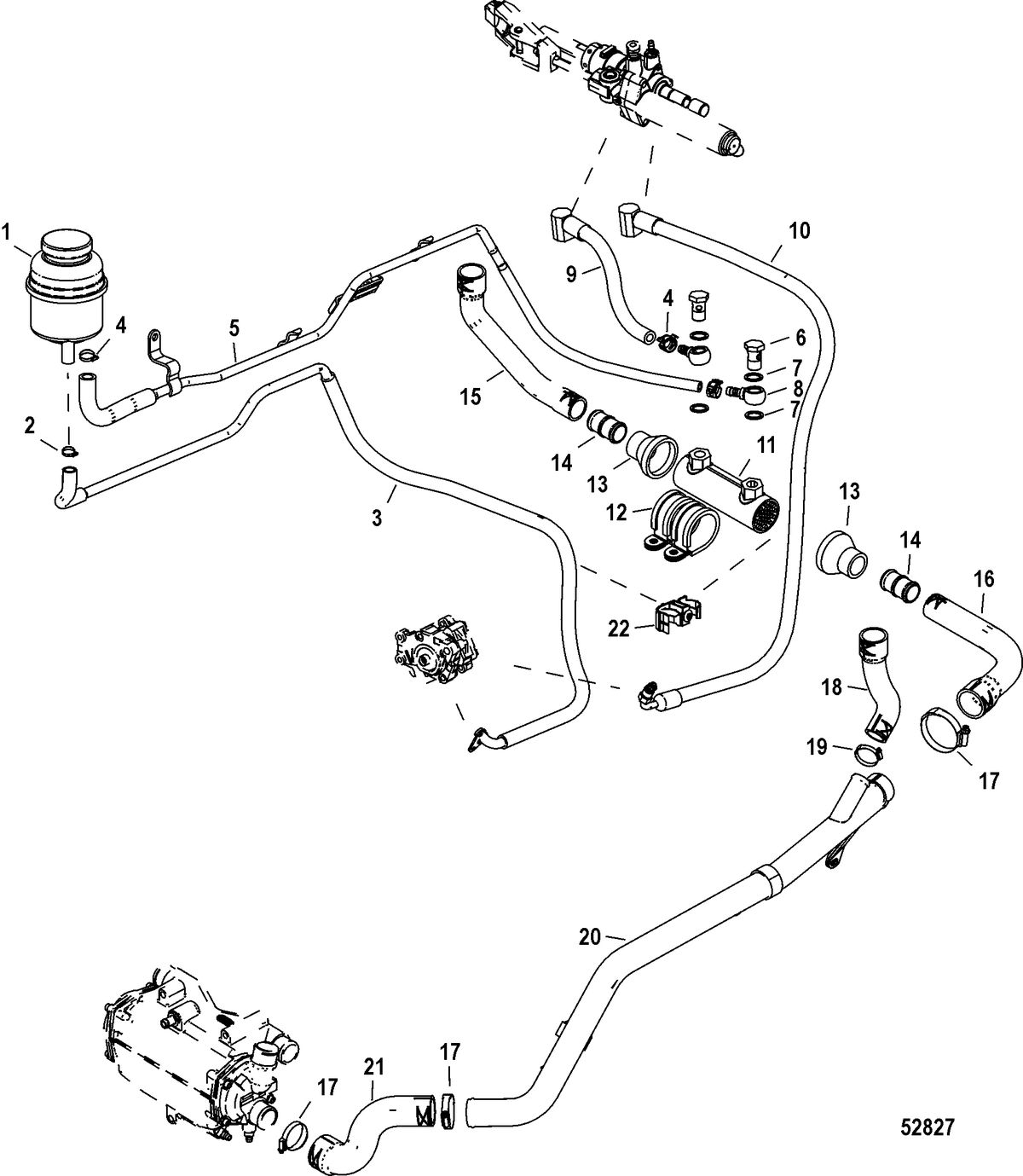 MERCRUISER 4.2L TDI STEERING