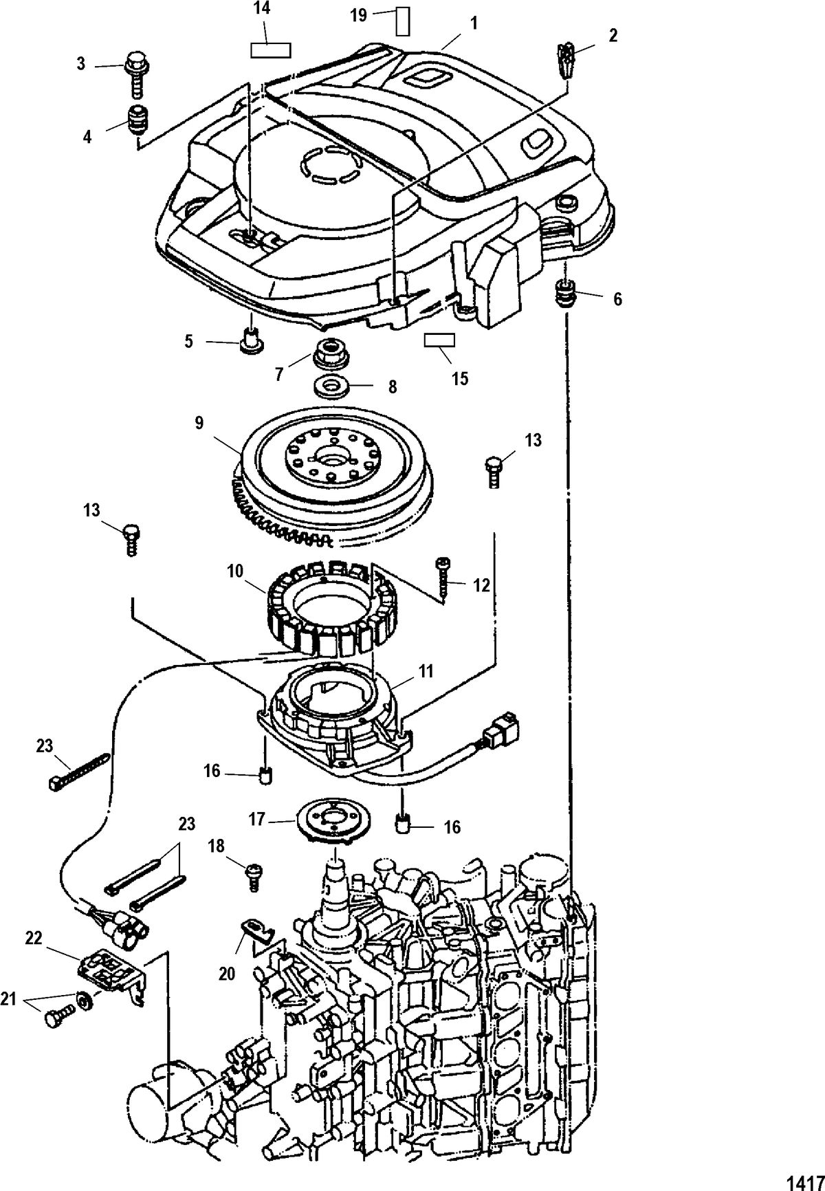 MERCURY/MARINER 225 EFI 4-STROKE Flywheel