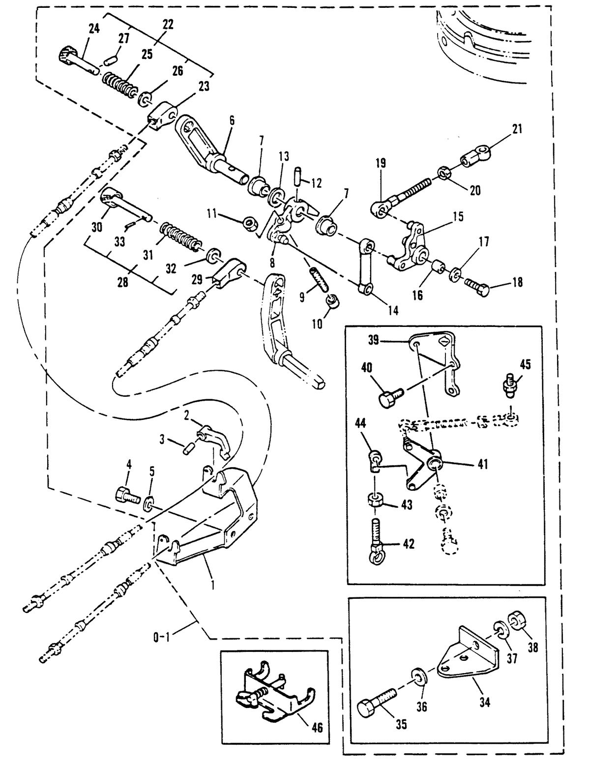 MARINER 15 HP REMOTE CONTROL ATTACHMENT KIT