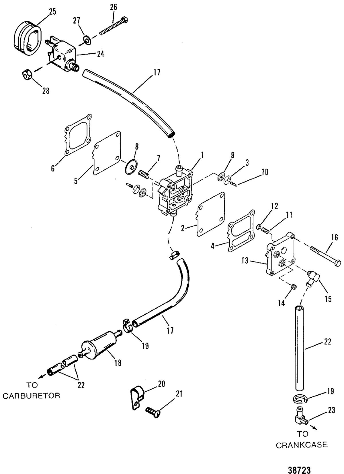MERCURY 35 HP FUEL PUMP