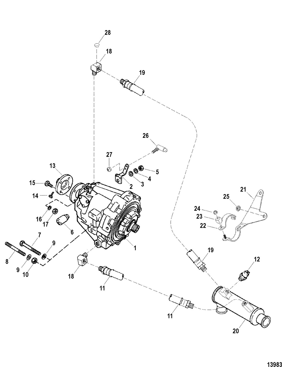 RACE STERNDRIVE SCORPION 377 Transmission And Related Parts