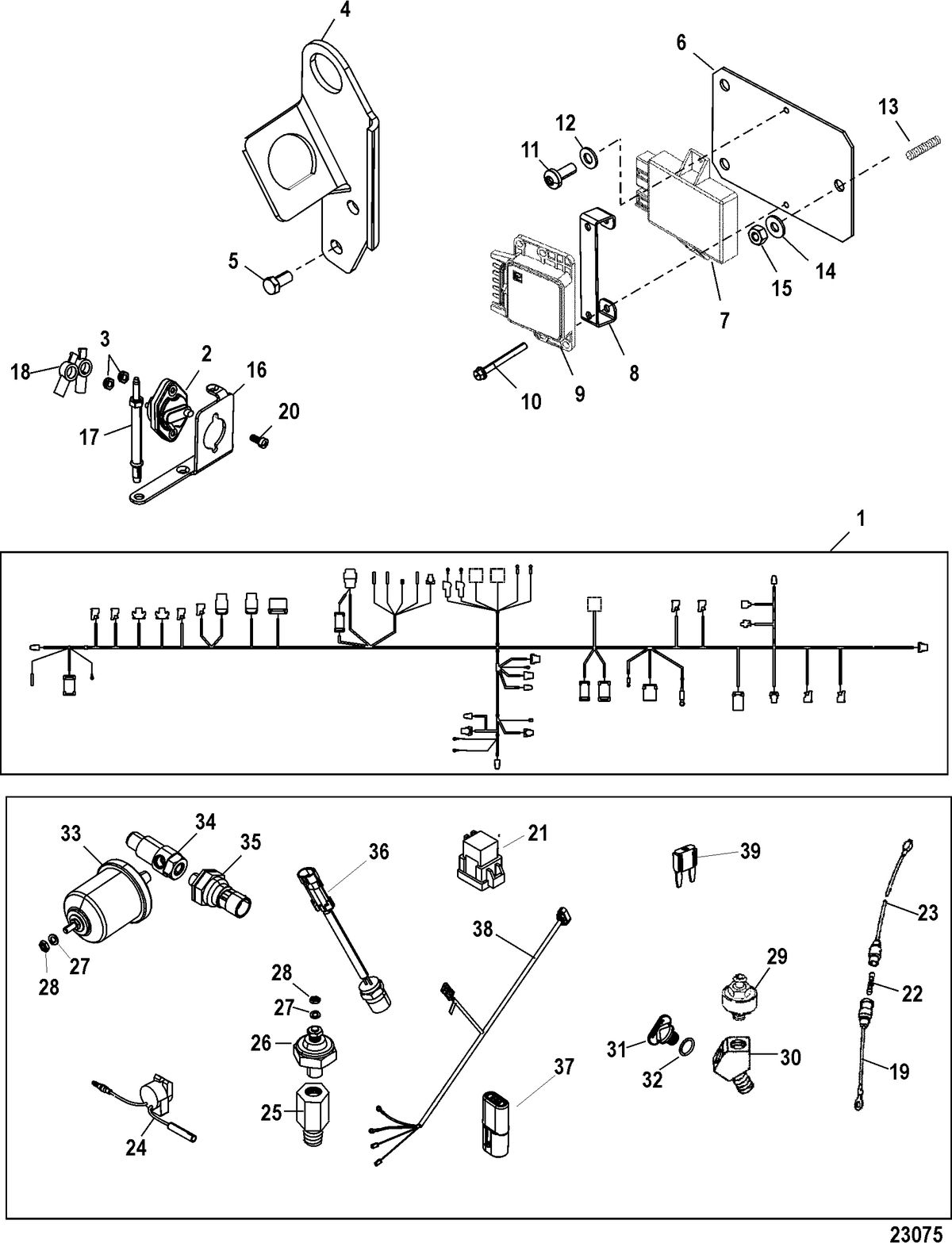 MERCRUISER 5.0L / 5.7L STERNDRIVE Electrical Components