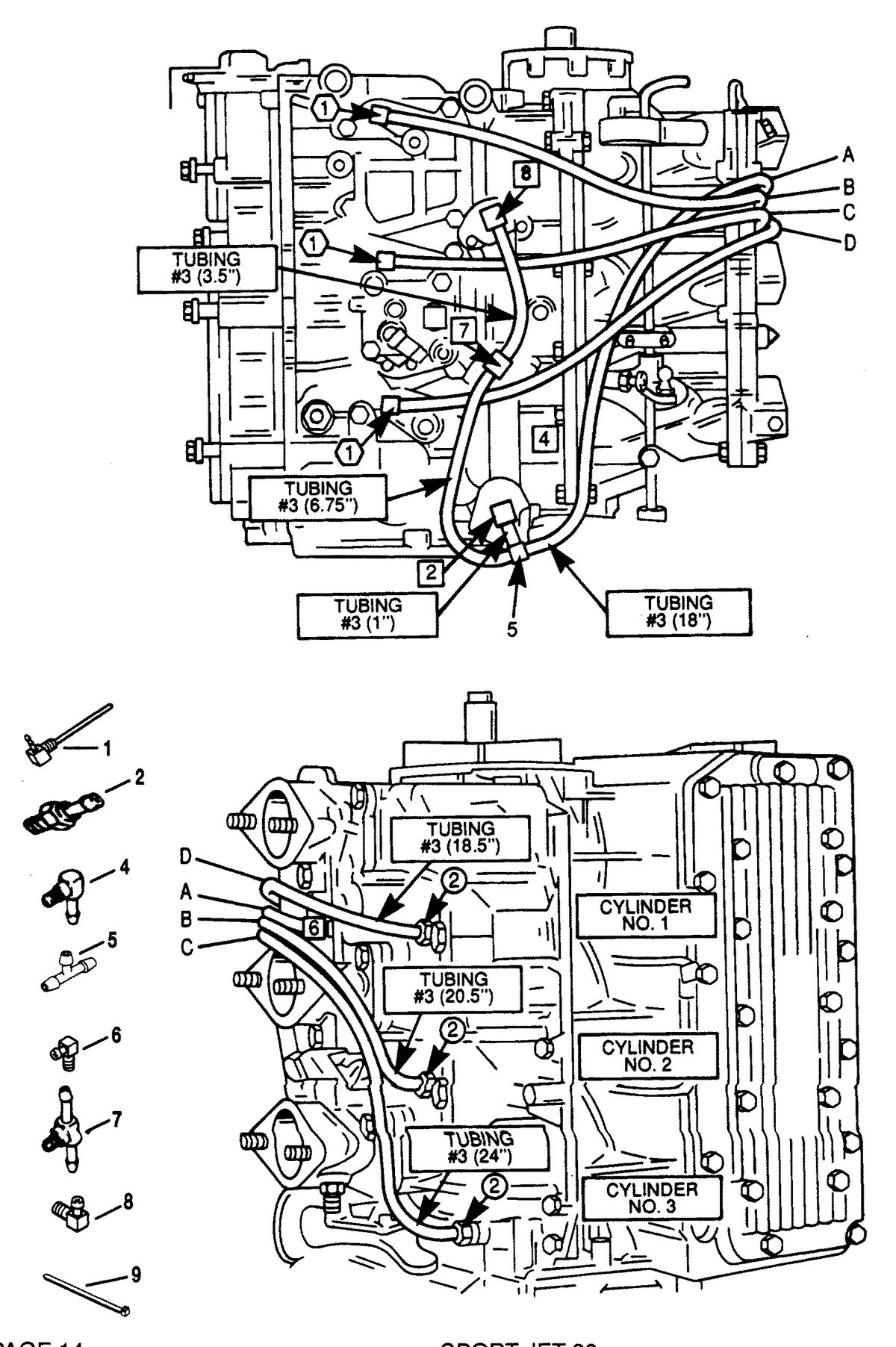 SPORTJET SPORT JET 90 FUEL RECIRCULATION SYSTEM