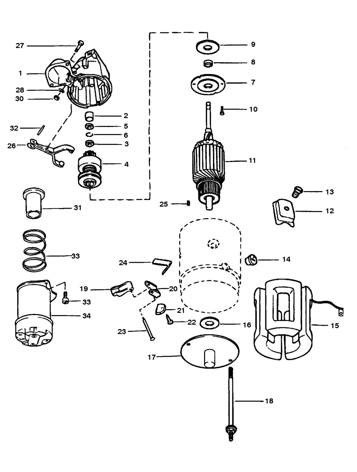 MERCRUISER 450 H.P. (454 CID) 7.4L ENGINE STARTER ASSEMBLY (50-17251A3)