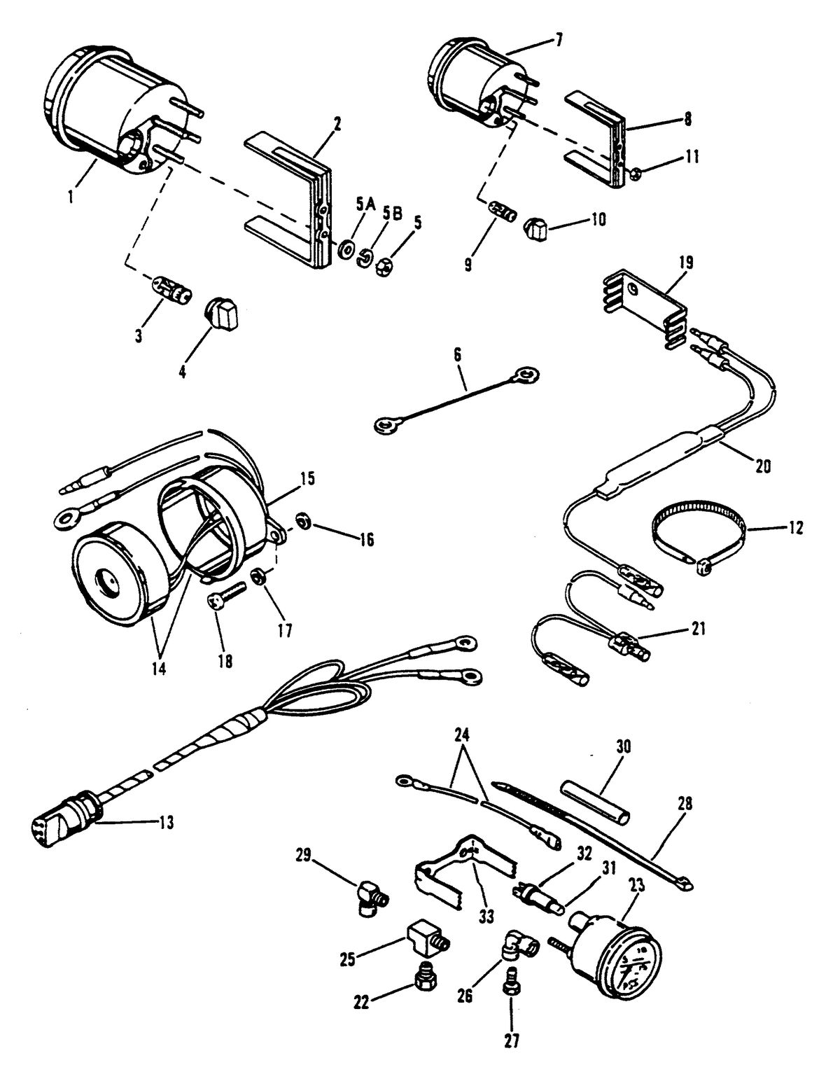 RACE OUTBOARD 2.5L EFI 2.5L EFI OFFSHORE INSTRUMENTATION