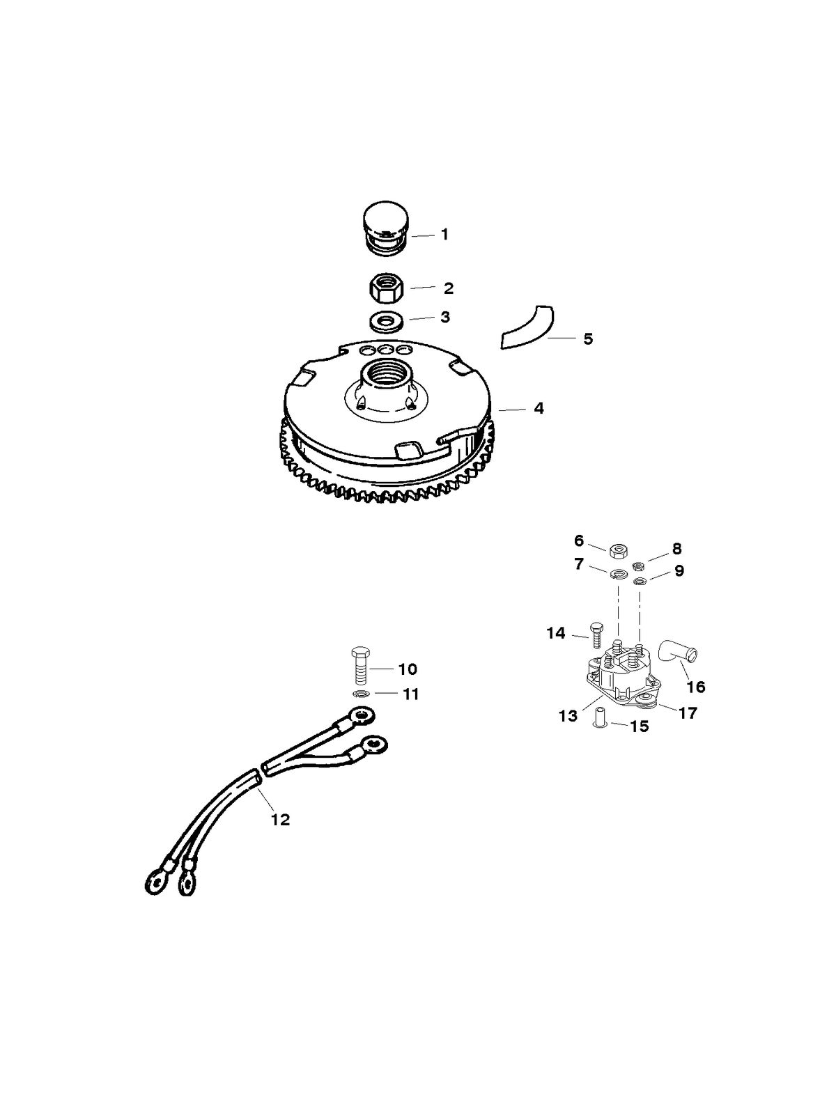 FORCE FORCE 75 H.P. (1998) IGNITION COMPONENTS