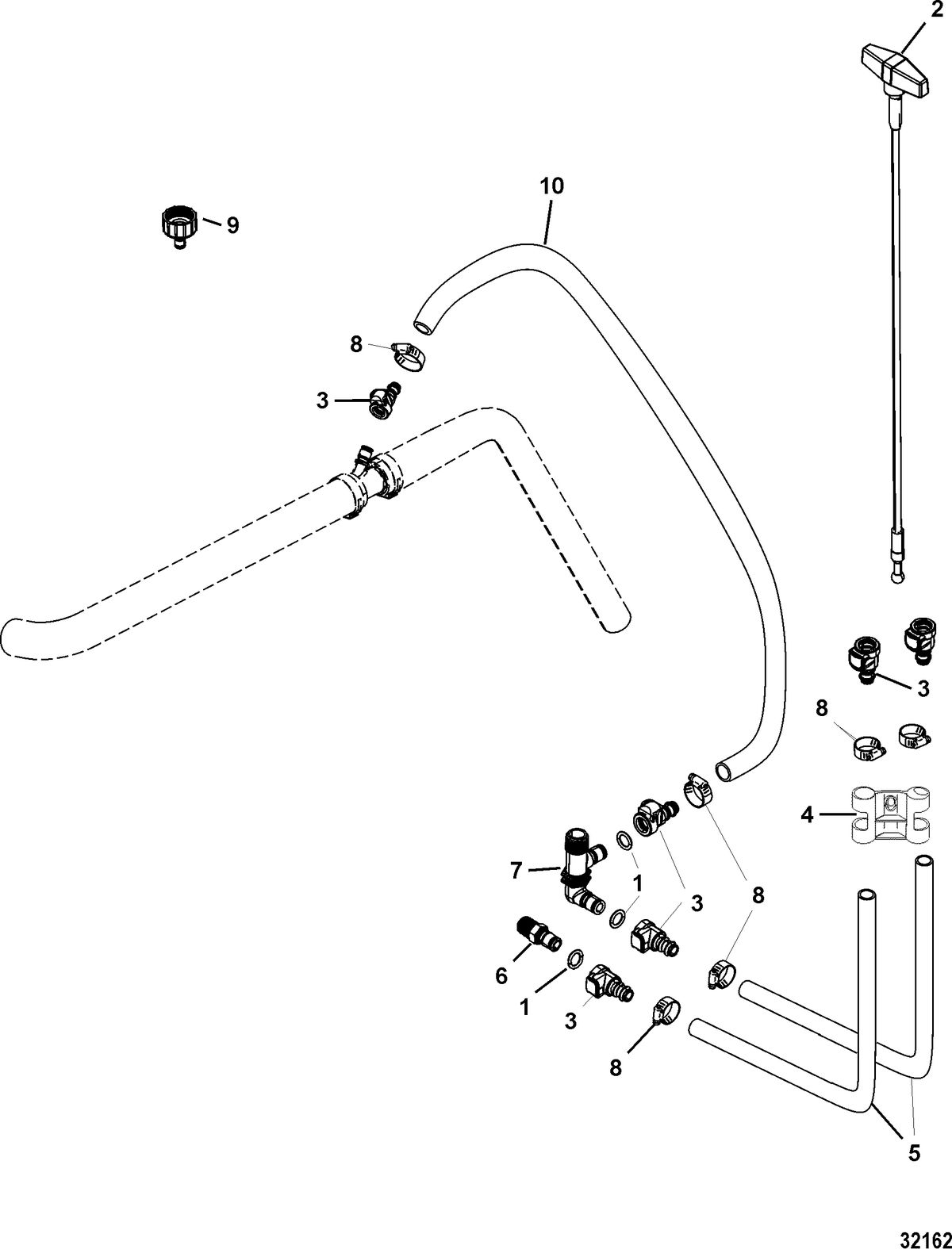 MERCRUISER 3.0L MPI EC Drain System