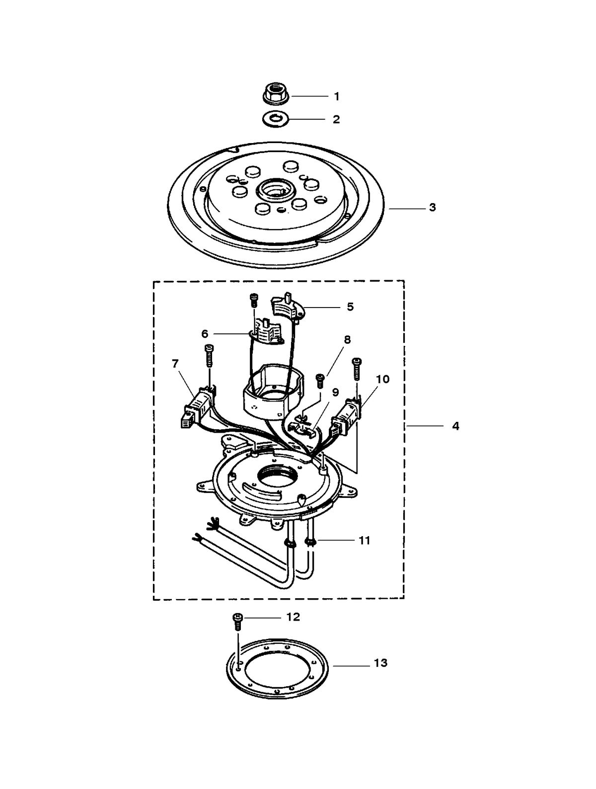 MARINER 25 HP K FLYWHEEL