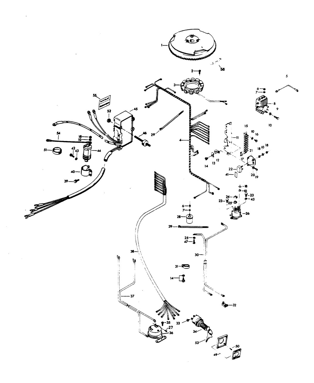 CHRYSLER 85 H.P. ELECTRICAL COMPONENTS