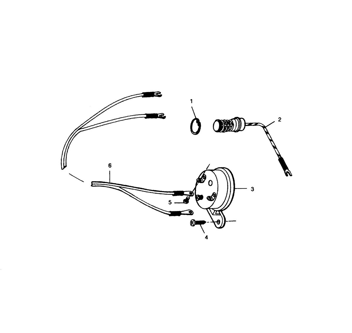 FORCE FORCE 1991 35 H.P. "A" MODELS OVERHEAT BUZZER