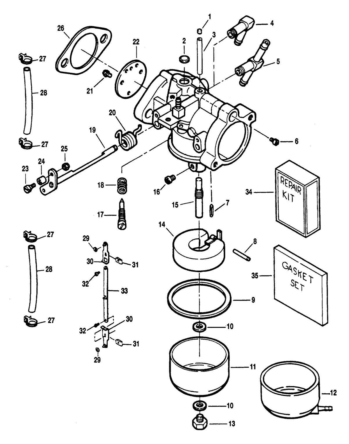 SPORTJET SPORT JET 90 CARBURETOR