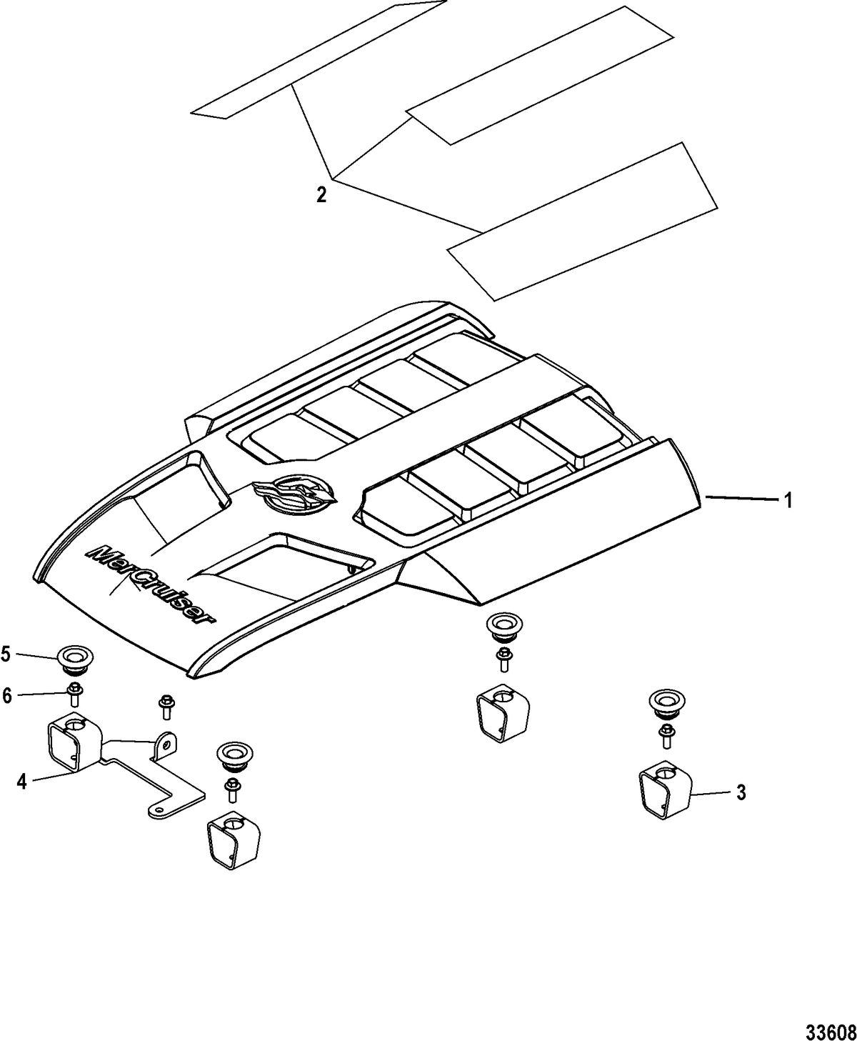 MERCRUISER 496 MAG STERNDRIVE Engine Cover