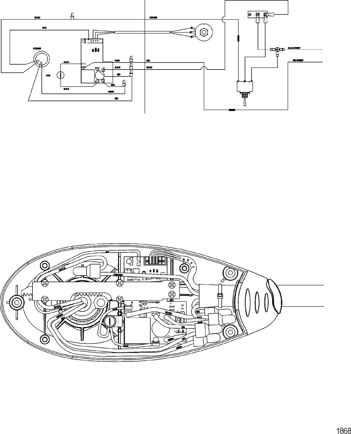TROLLING MOTOR MOTORGUIDE SALT WATER SERIES Wire Diagram(Model SW82FBV)