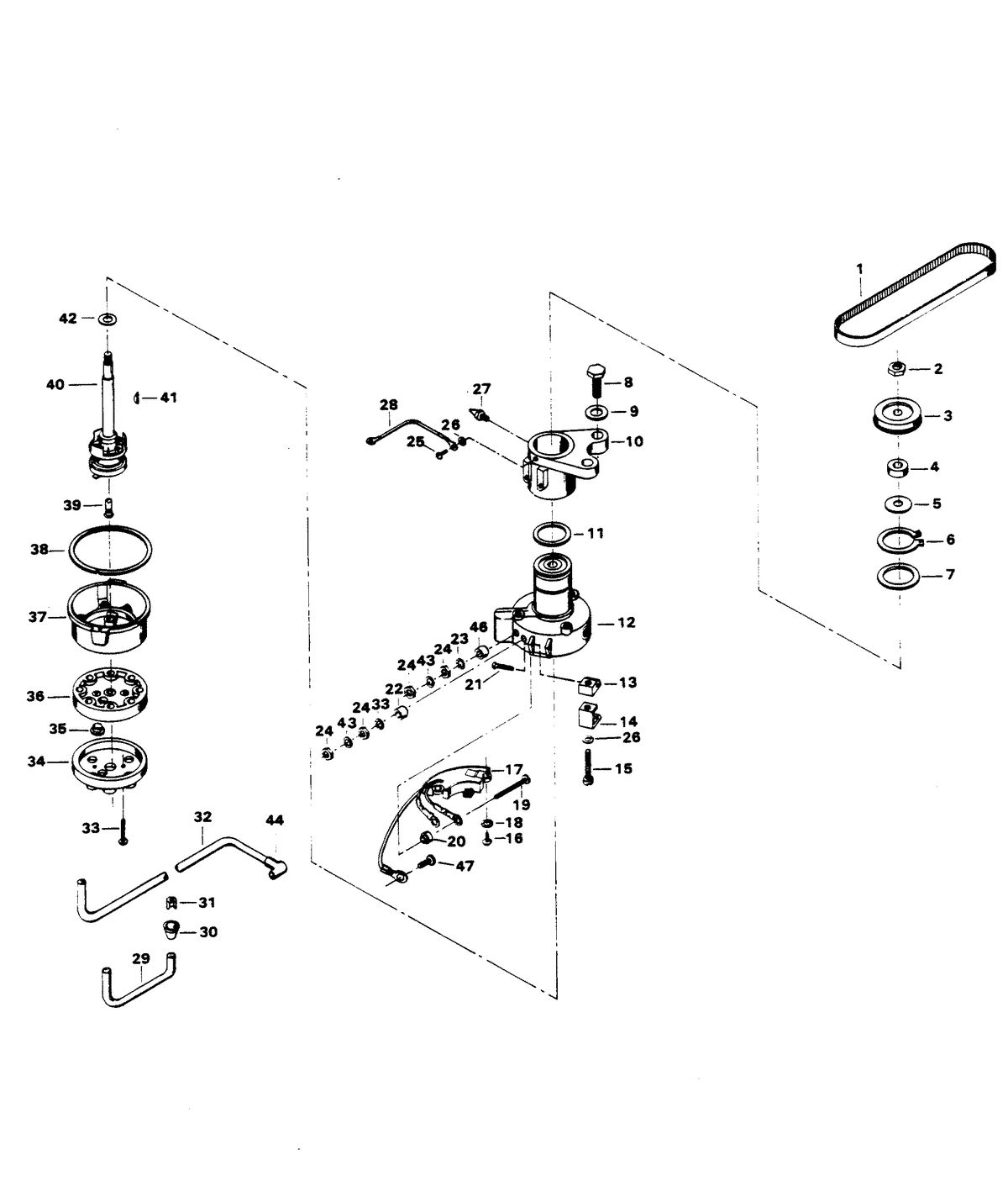 CHRYSLER 75 HP DISTRIBUTOR