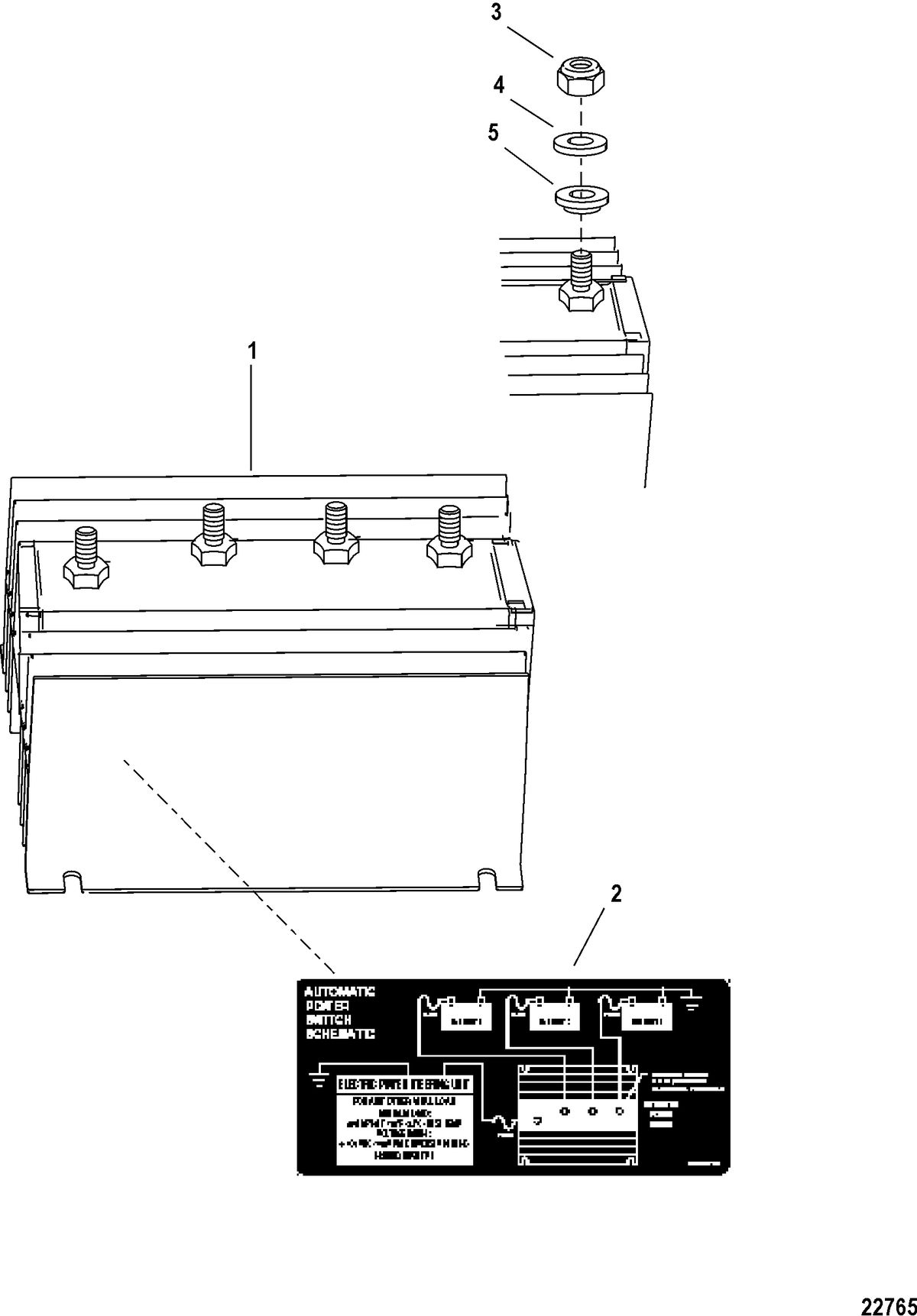 ACCESSORIES ELECTRICAL COMPONENTS AND HARNESSES Automatic Power Switch Assembly(895091K01 / K02)