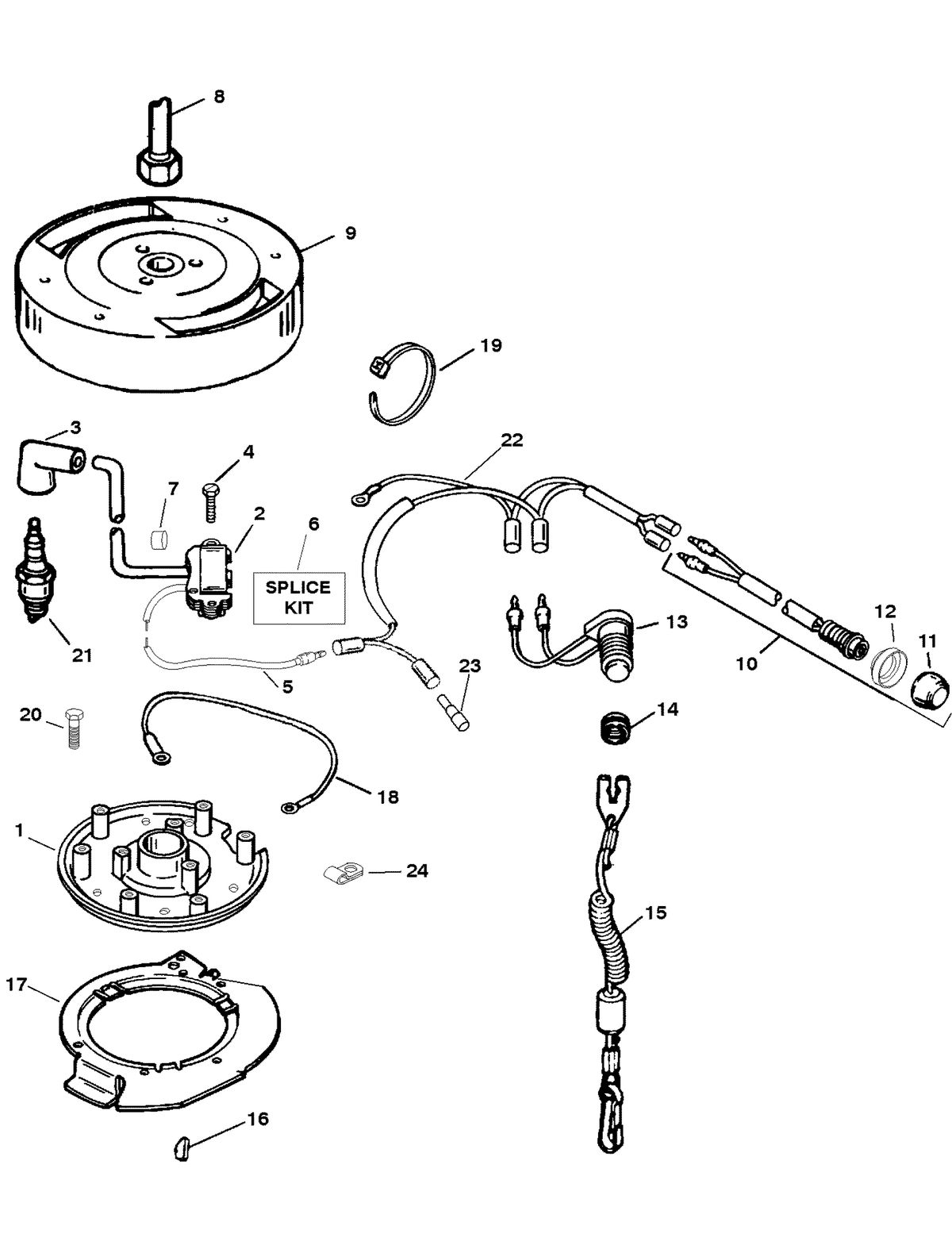 FORCE FORCE 25 H.P. IGNITION SYSTEM