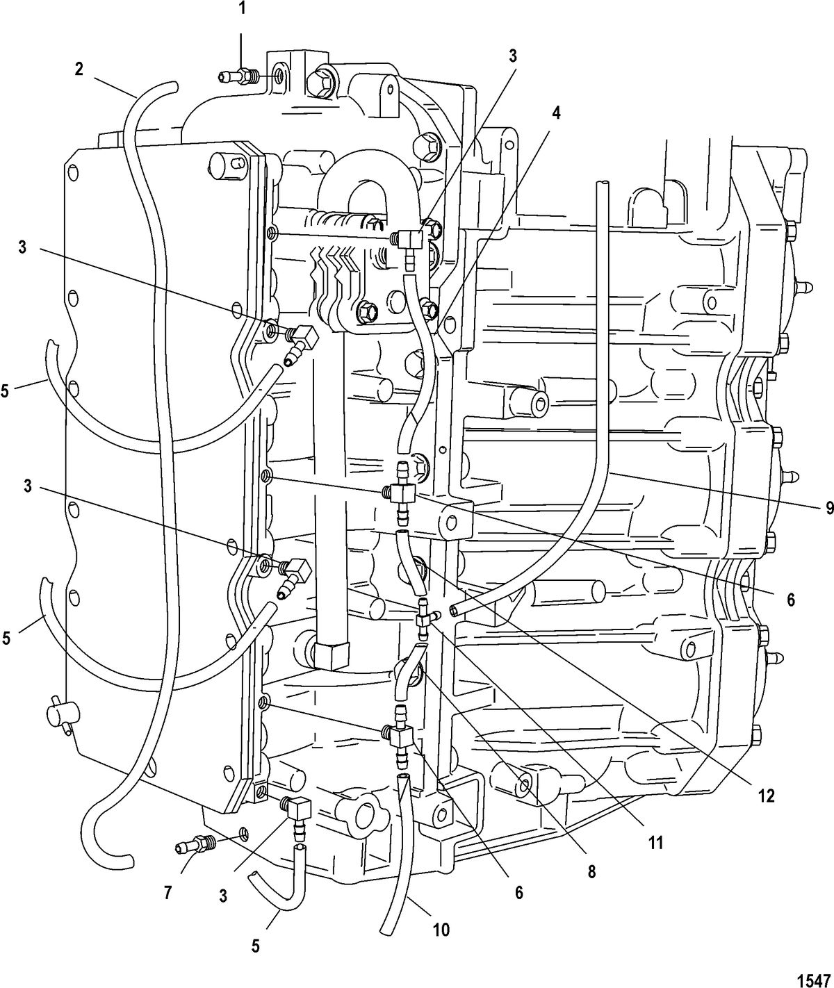 RACE OUTBOARD 300X EFI (3.0L) Port Bleed System