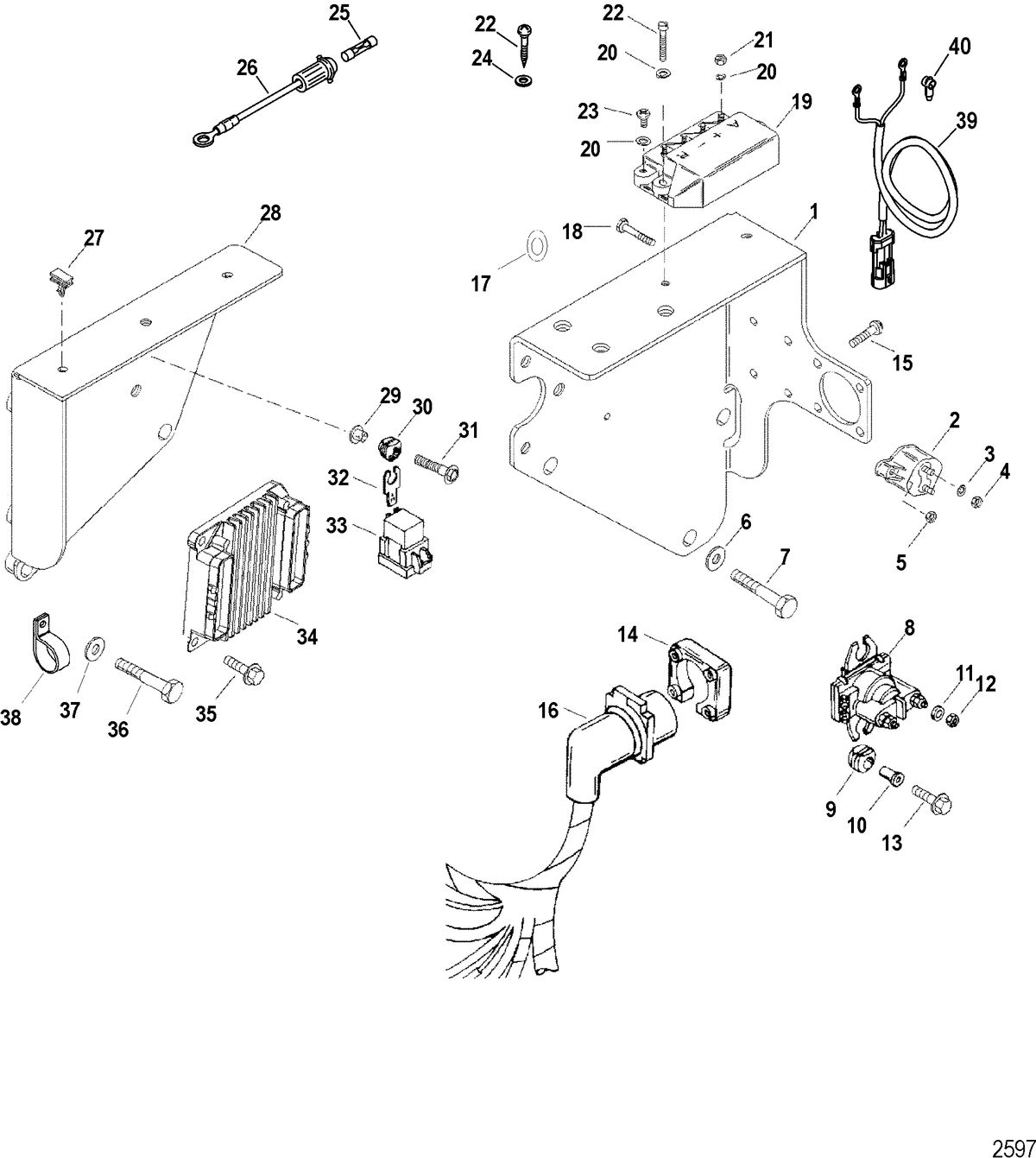 RACE STERNDRIVE 575 SCI Electrical Components