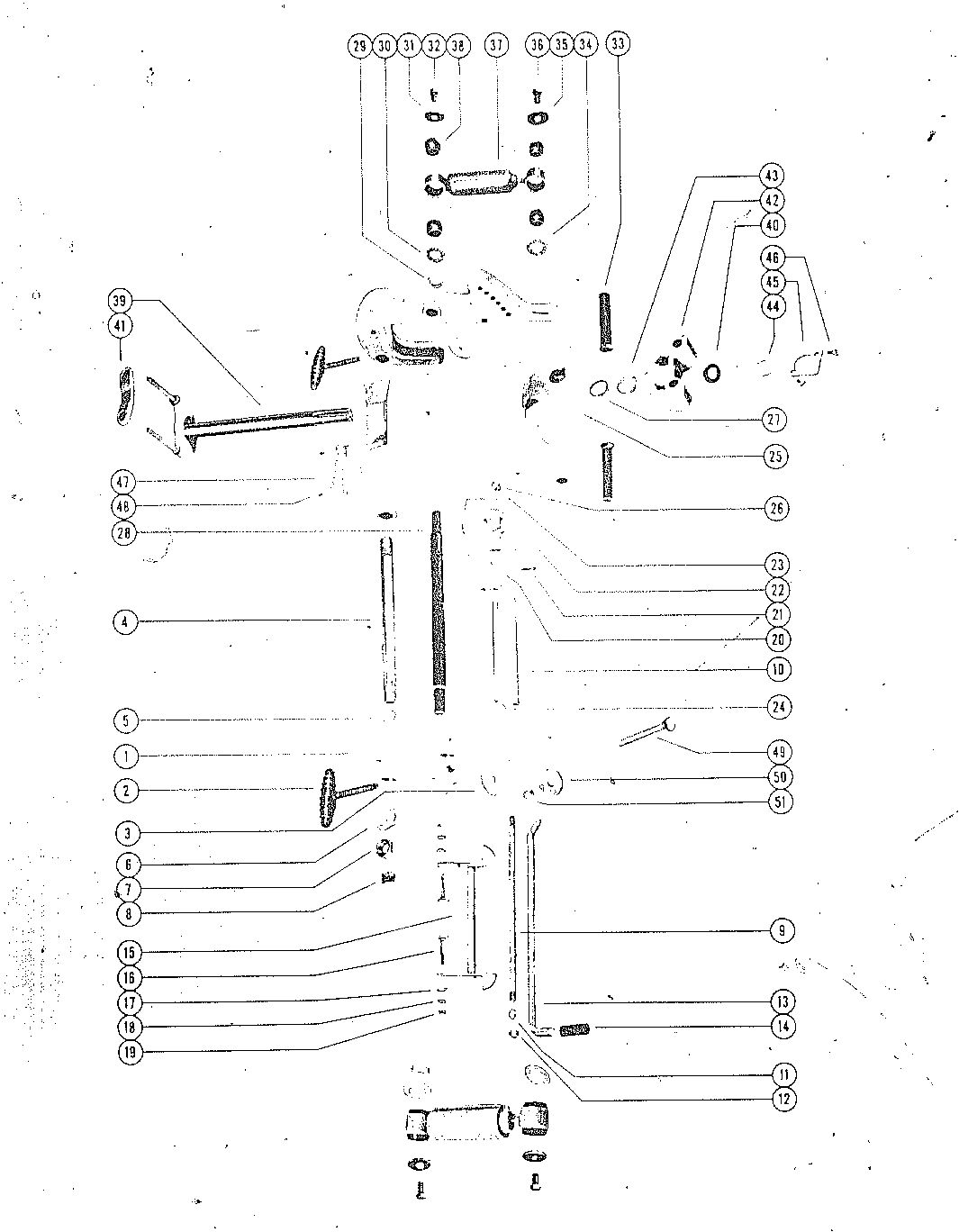 MARK MARK 58, MARK 55A, MARK 58A CLAMP AND SWIVEL BRACKET ASSEMBLY(MARK 58E,MARK 58AM)