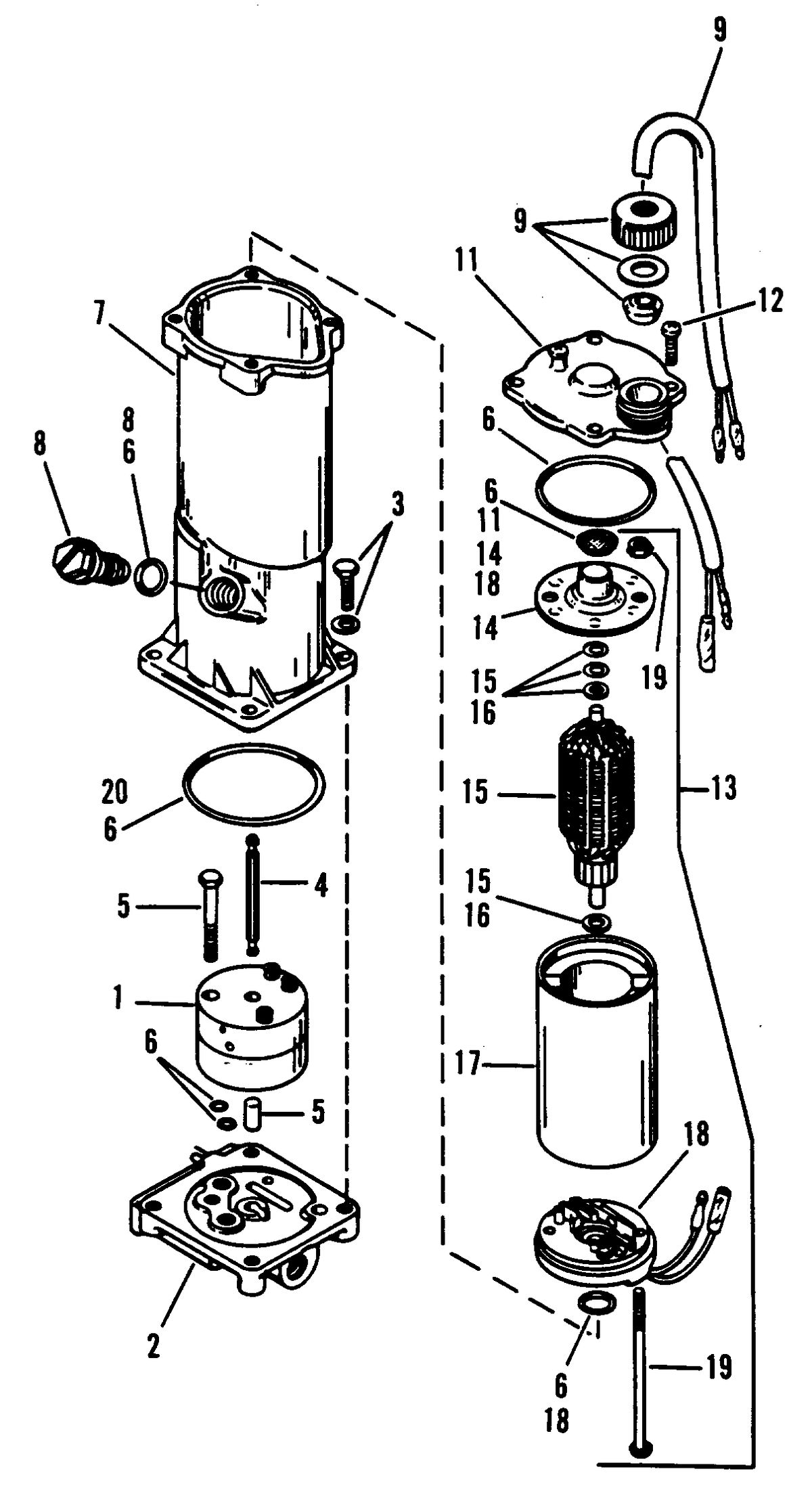 FORCE 70 H.P. PUMP/MOTOR KIT