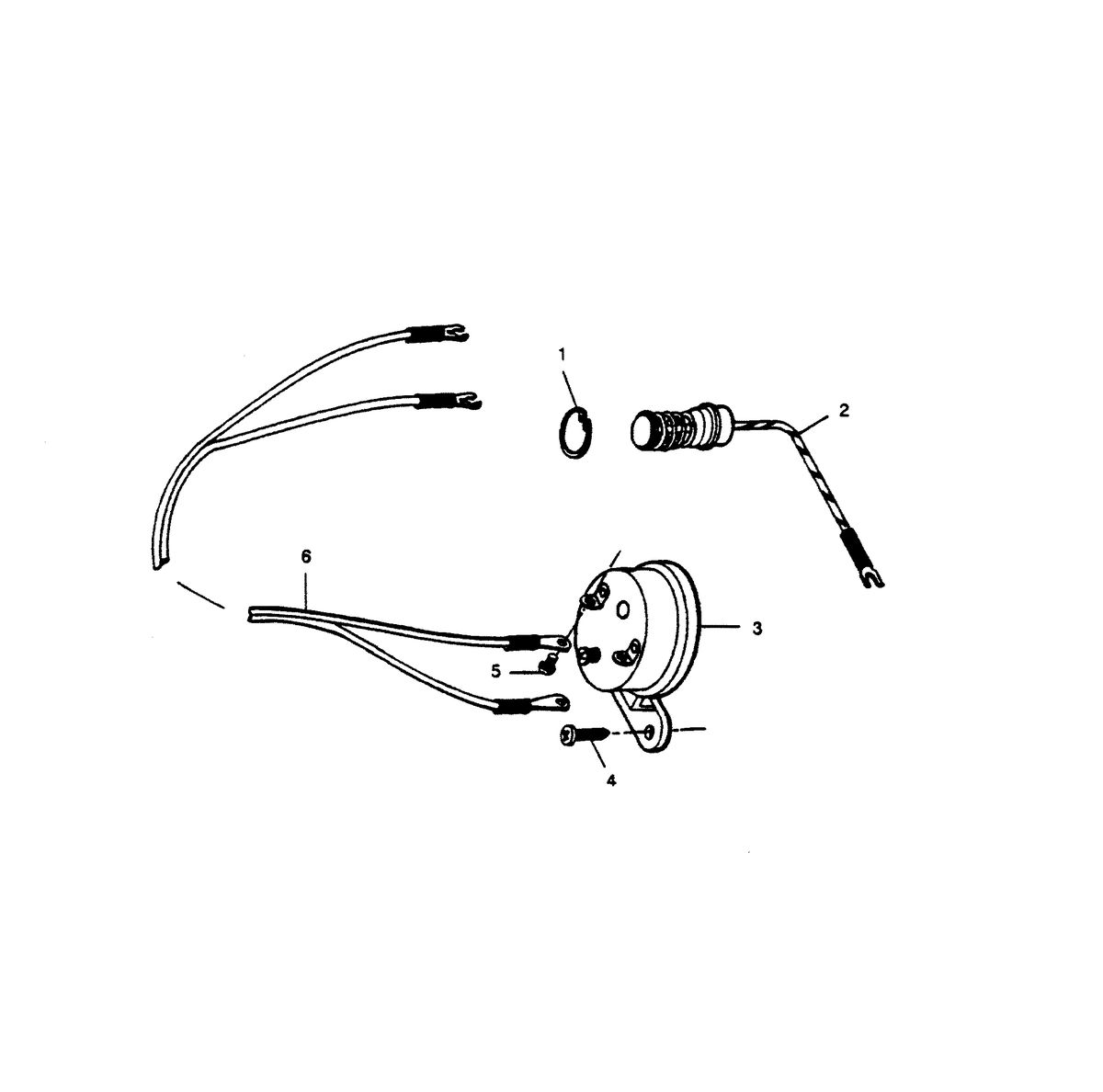 FORCE FORCE 1990 50 H.P. "C" MODELS OVERHEAT BUZZER