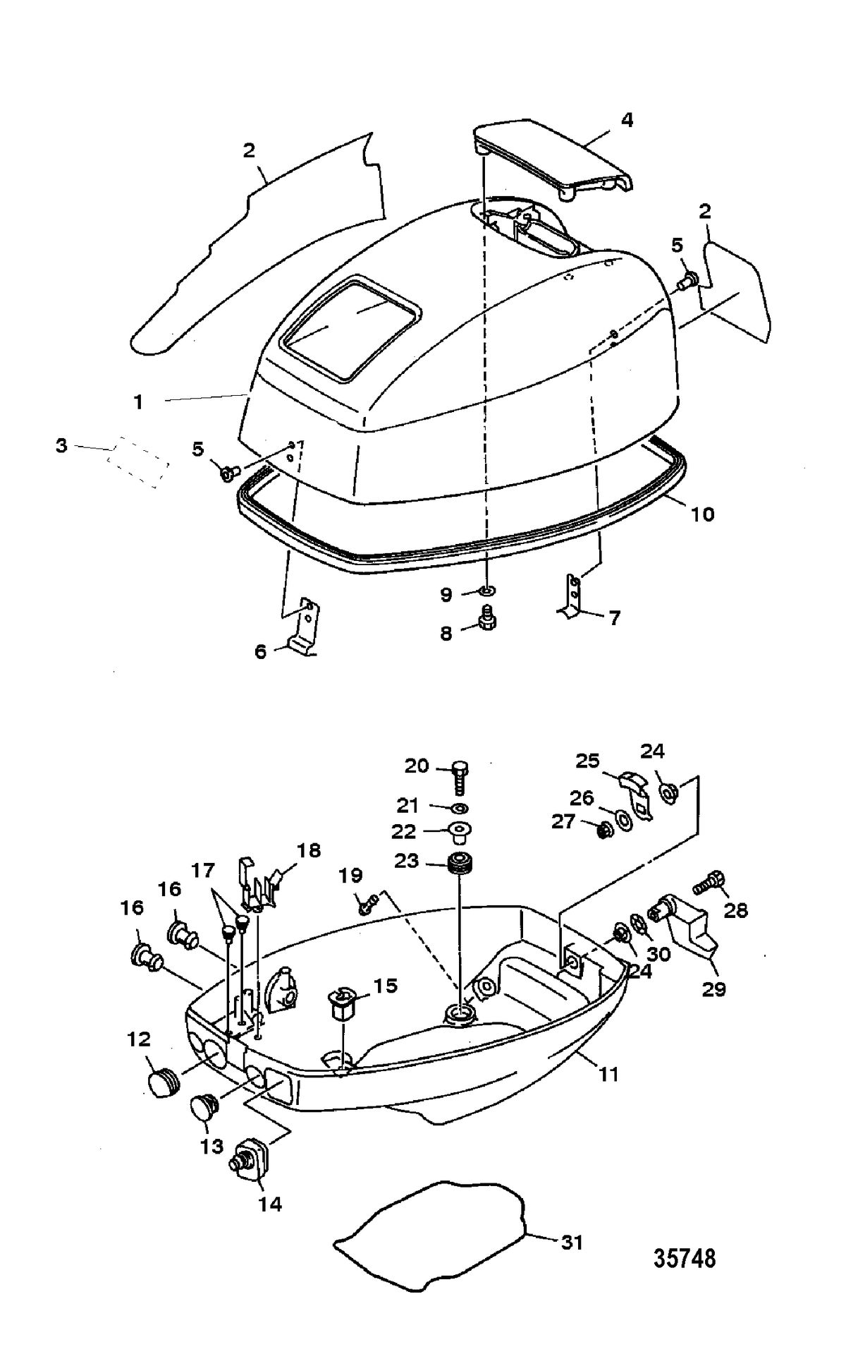 MARINER 15K Cowling