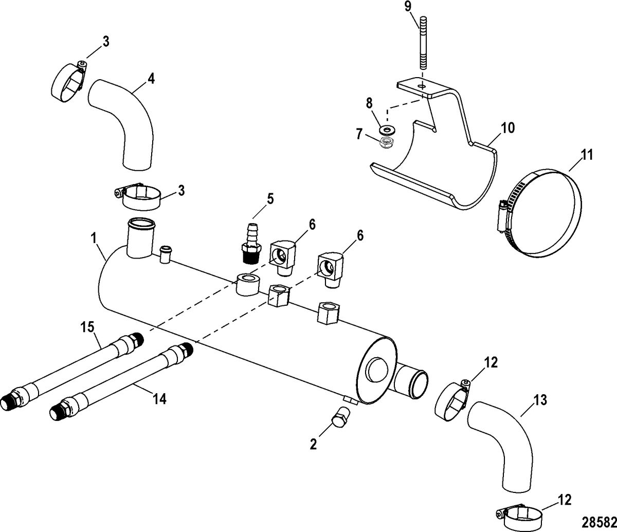 RACE STERNDRIVE 1200 SCI Oil Cooler - Transmission