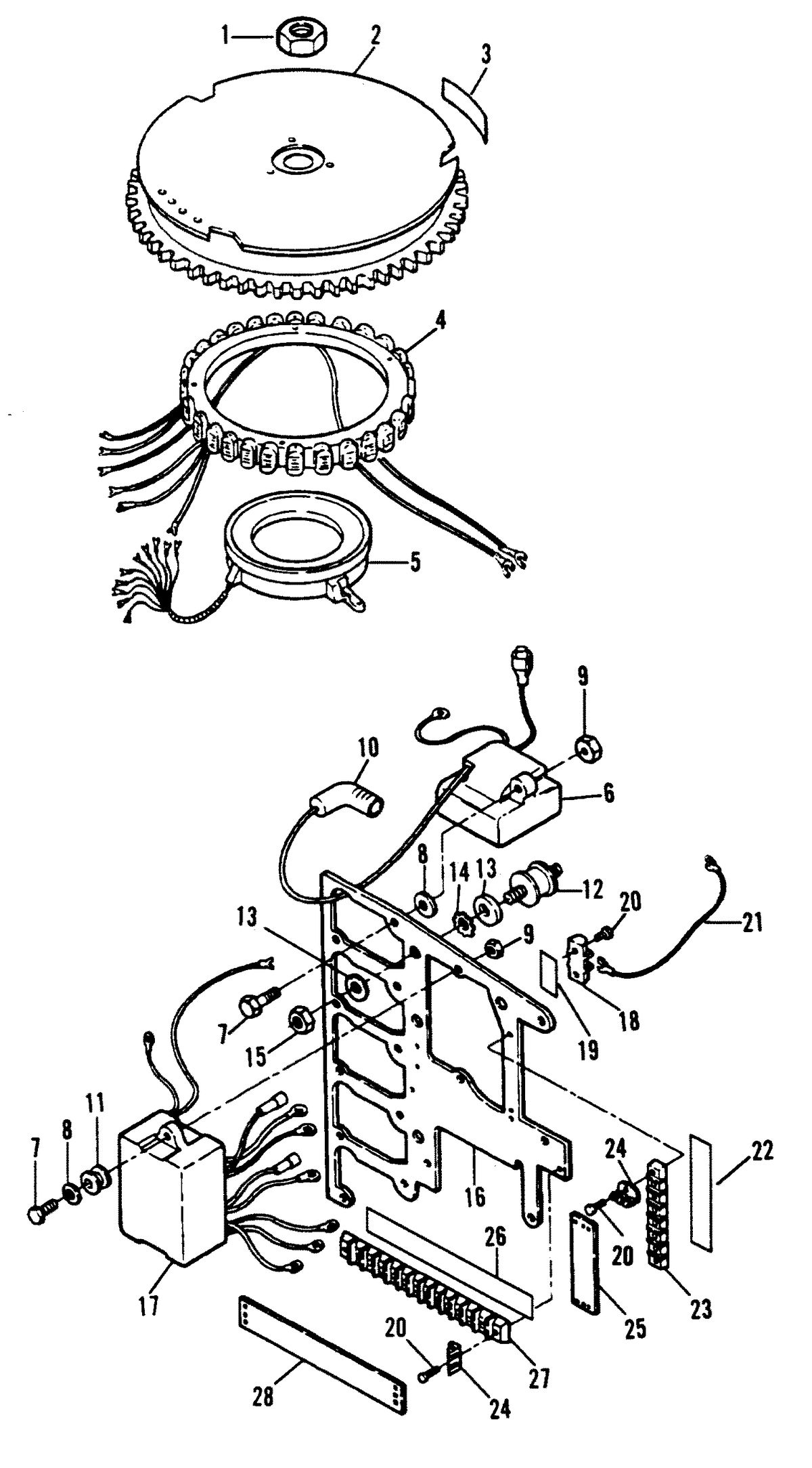 FORCE 150 H.P. IGNITION SYSTEM (89A Thru 91A)