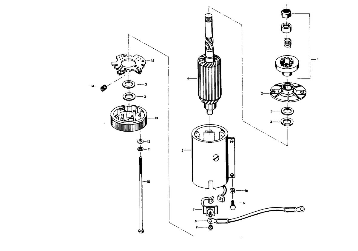 CHRYSLER 55 H.P. STARTER