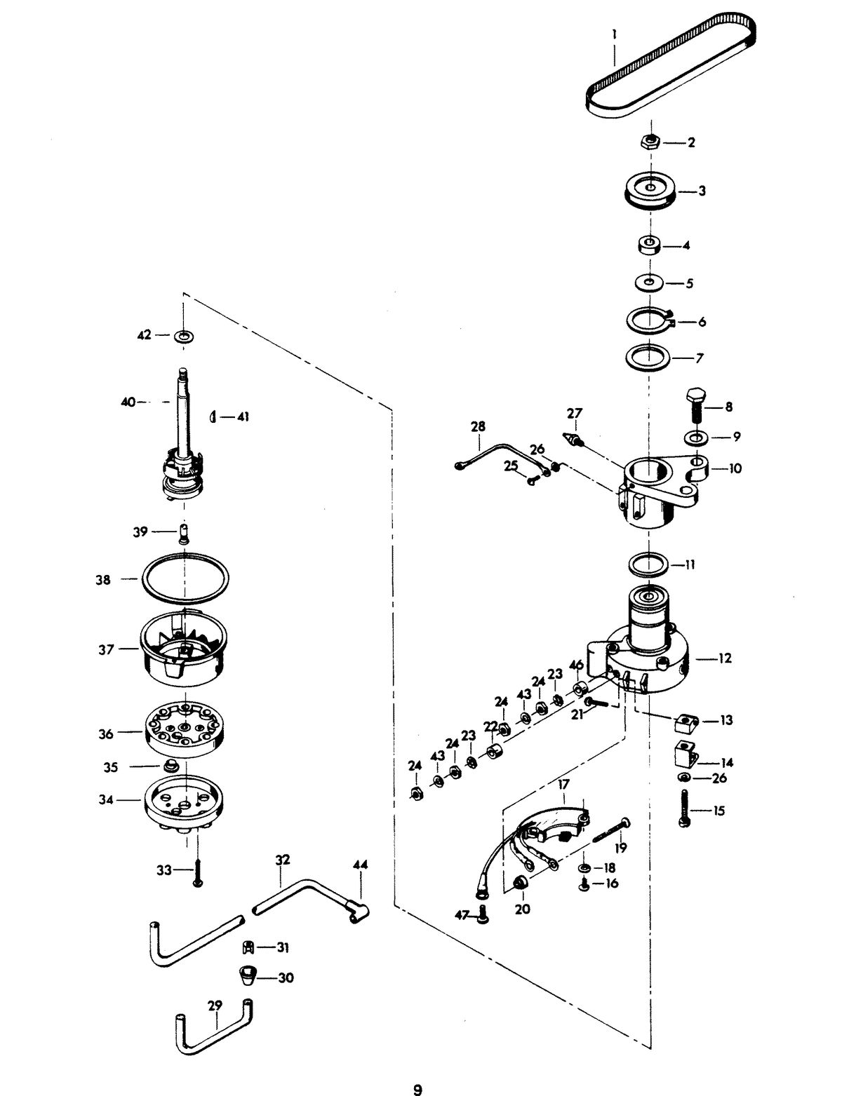 CHRYSLER 115 H.P. DISTRIBUTOR