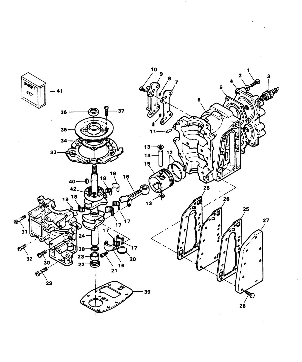 CHRYSLER 7.5 H.P. POWER HEAD