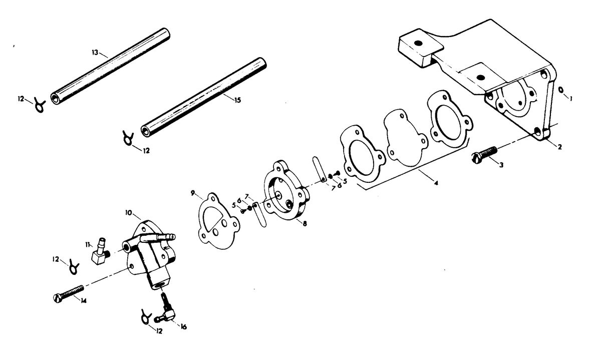 CHRYSLER 9.9 H.P. SAILOR FUEL PUMP
