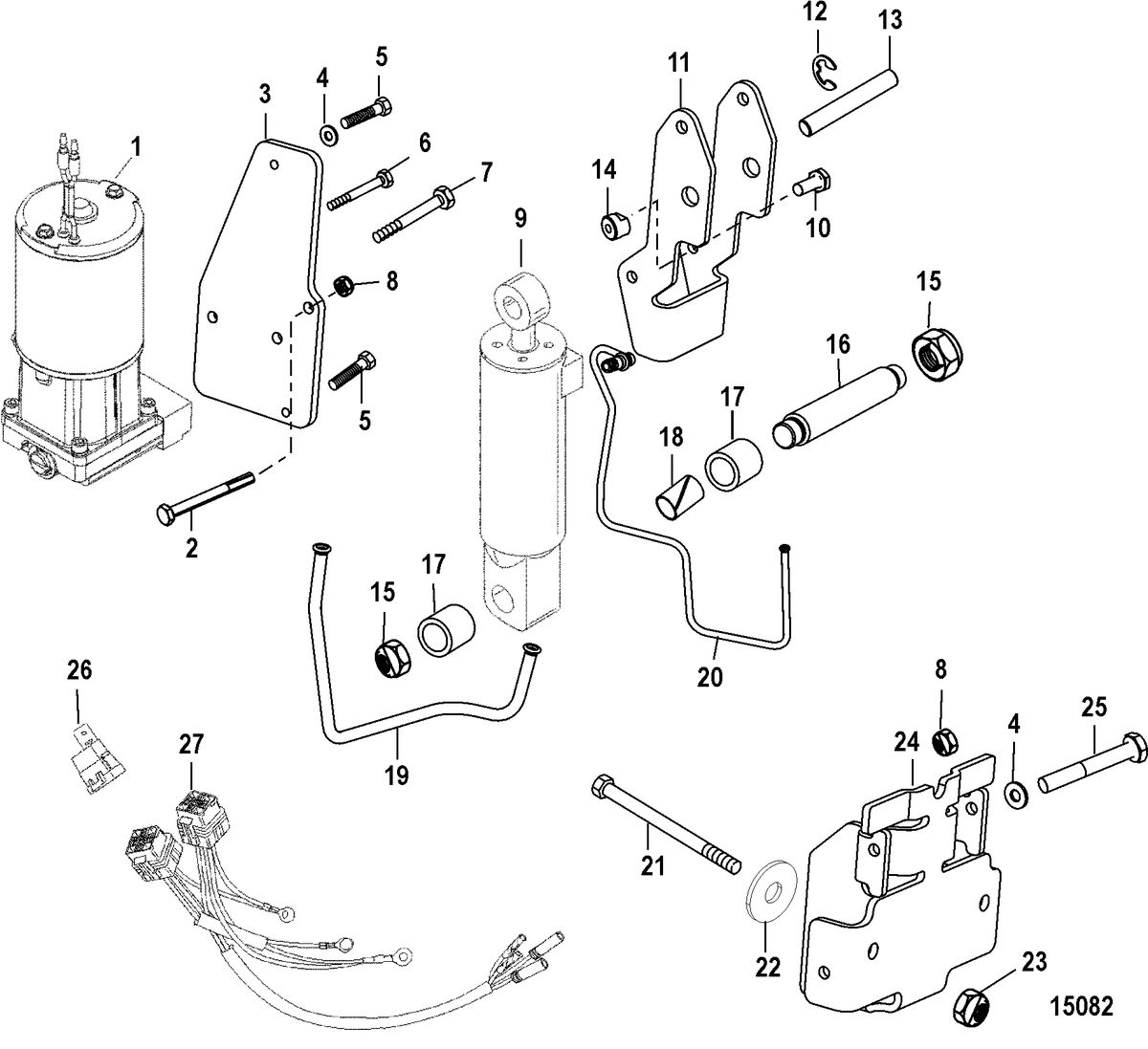 ACCESSORIES TRIM / TILT / LIFT SYSTEMS AND COMPONENTS Power Trim Kit(850700A3)