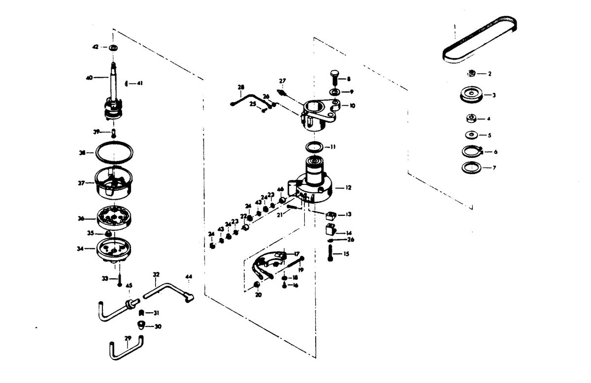CHRYSLER 75 AND 90 H.P. DISTRIBUTOR