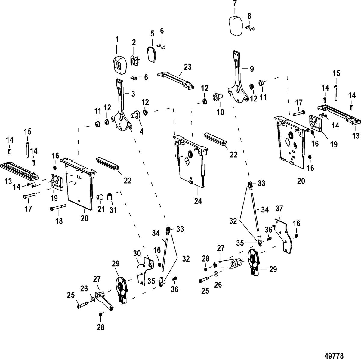 ACCESSORIES REMOTE CONTROL SYSTEMS AND COMPONENTS Zero Effort Control-DTS (2T Starboard)