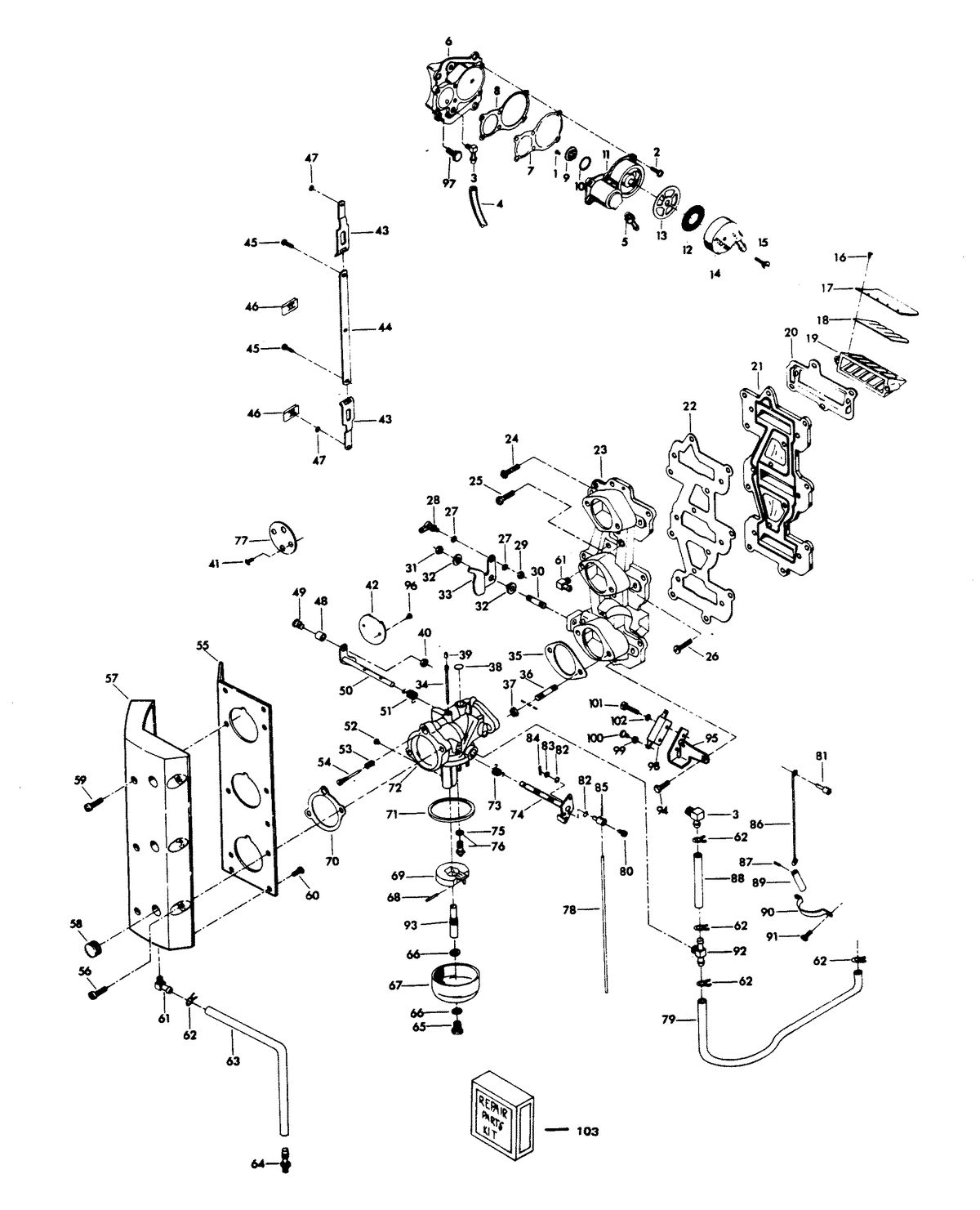 CHRYSLER 75 H.P. CARBURETOR