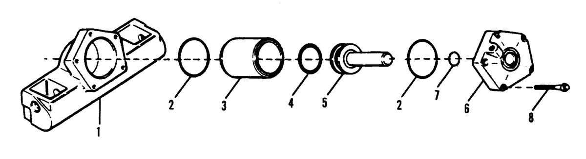 FORCE 120 H.P. TRIM CYLINDER