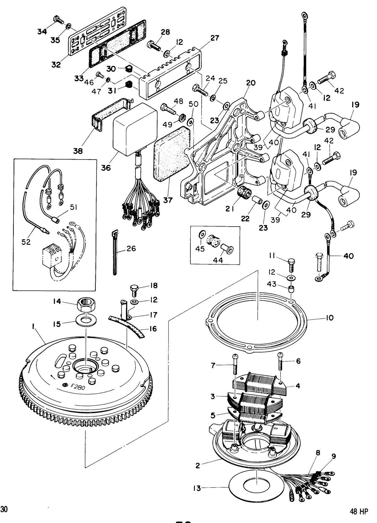 MARINER 48 HORSEPOWER IGNITION SYSTEM