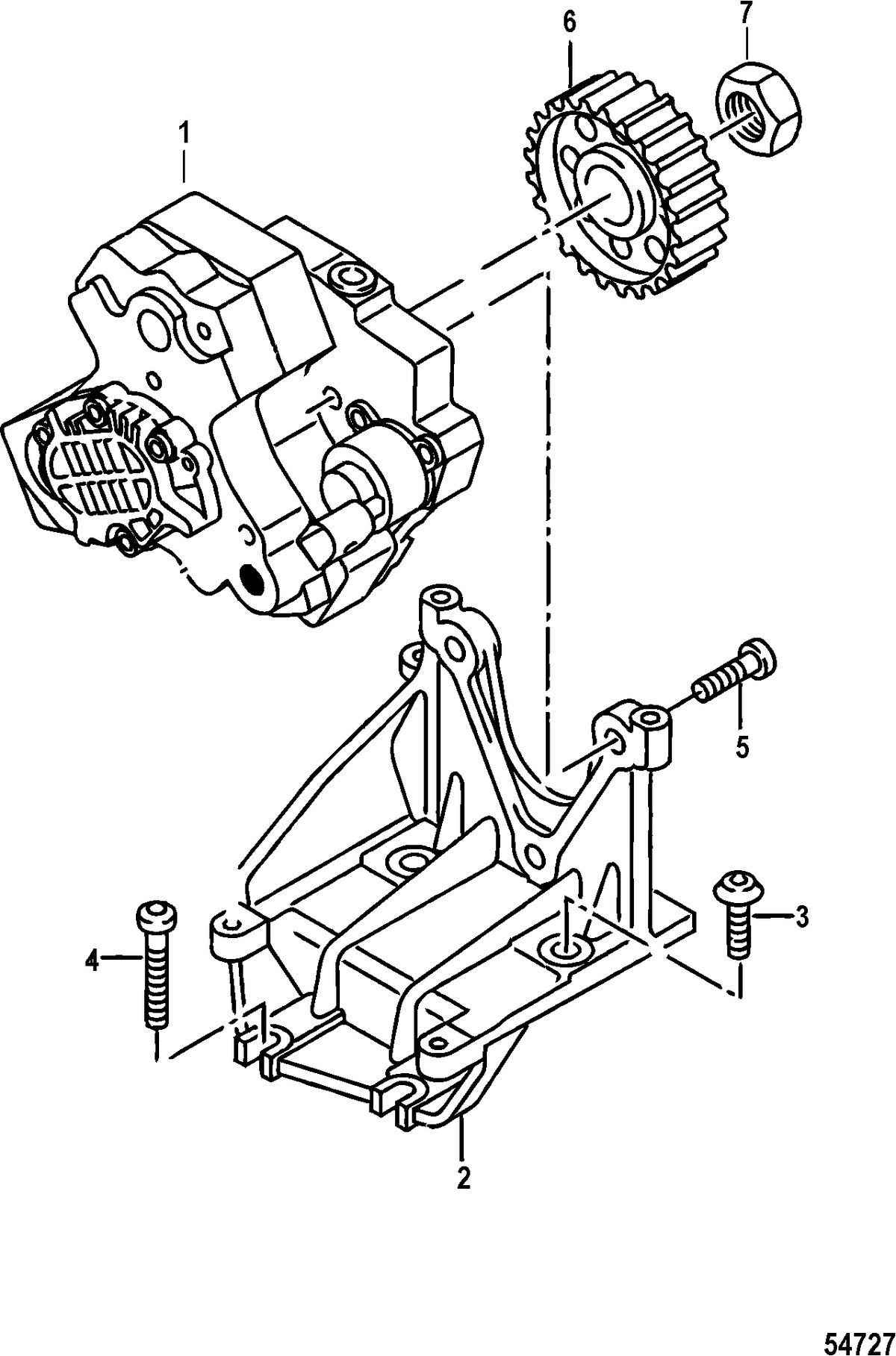 MERCRUISER 4.2L TDI INJECTION PUMP