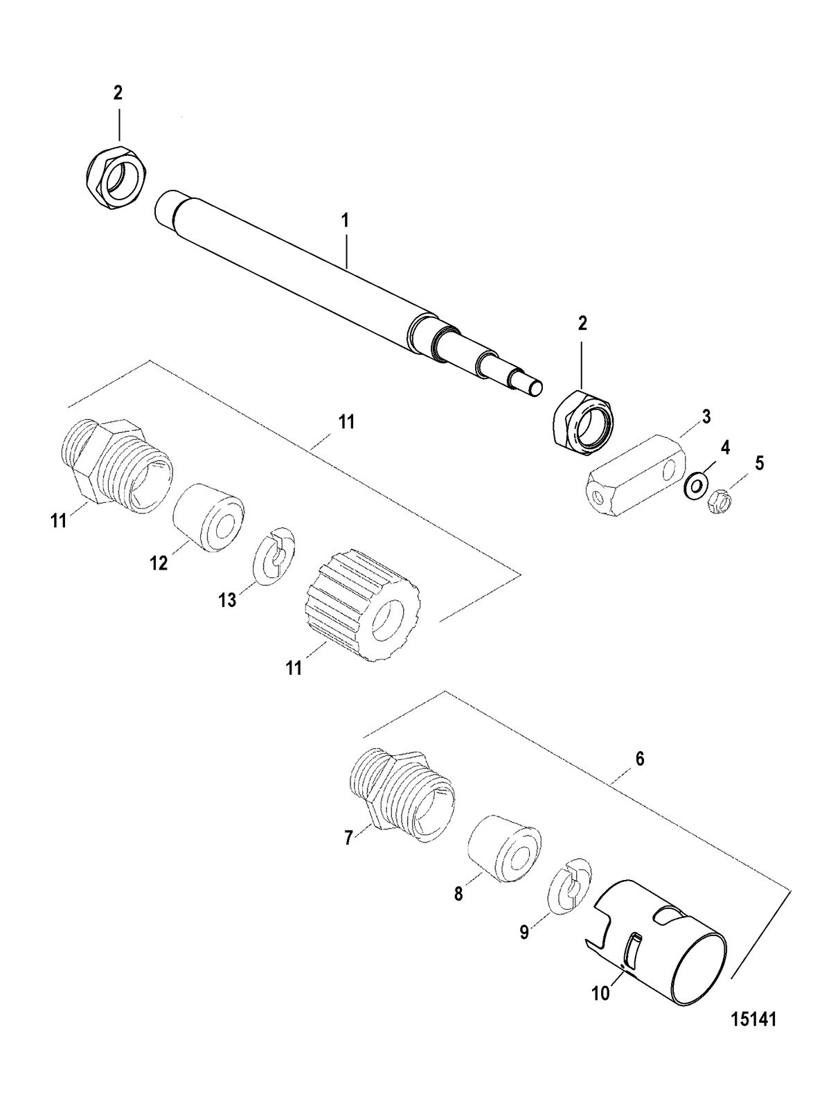 ACCESSORIES TRIM / TILT / LIFT SYSTEMS AND COMPONENTS Actuator Kit(845532A02 and 845630A02)
