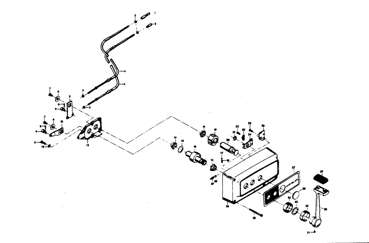 CHRYSLER 75 H.P. REMOTE CONTROL